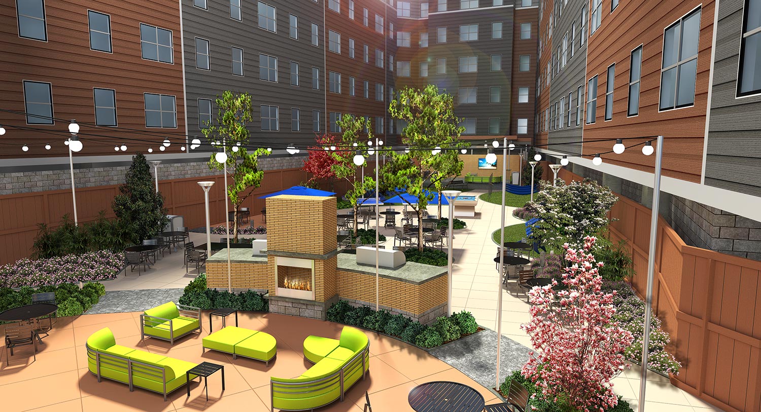 One Easton Project: Campus Circle Delaware Description: Apartments Client: The Bainbridge Companies Location: City of Newark, Delaware