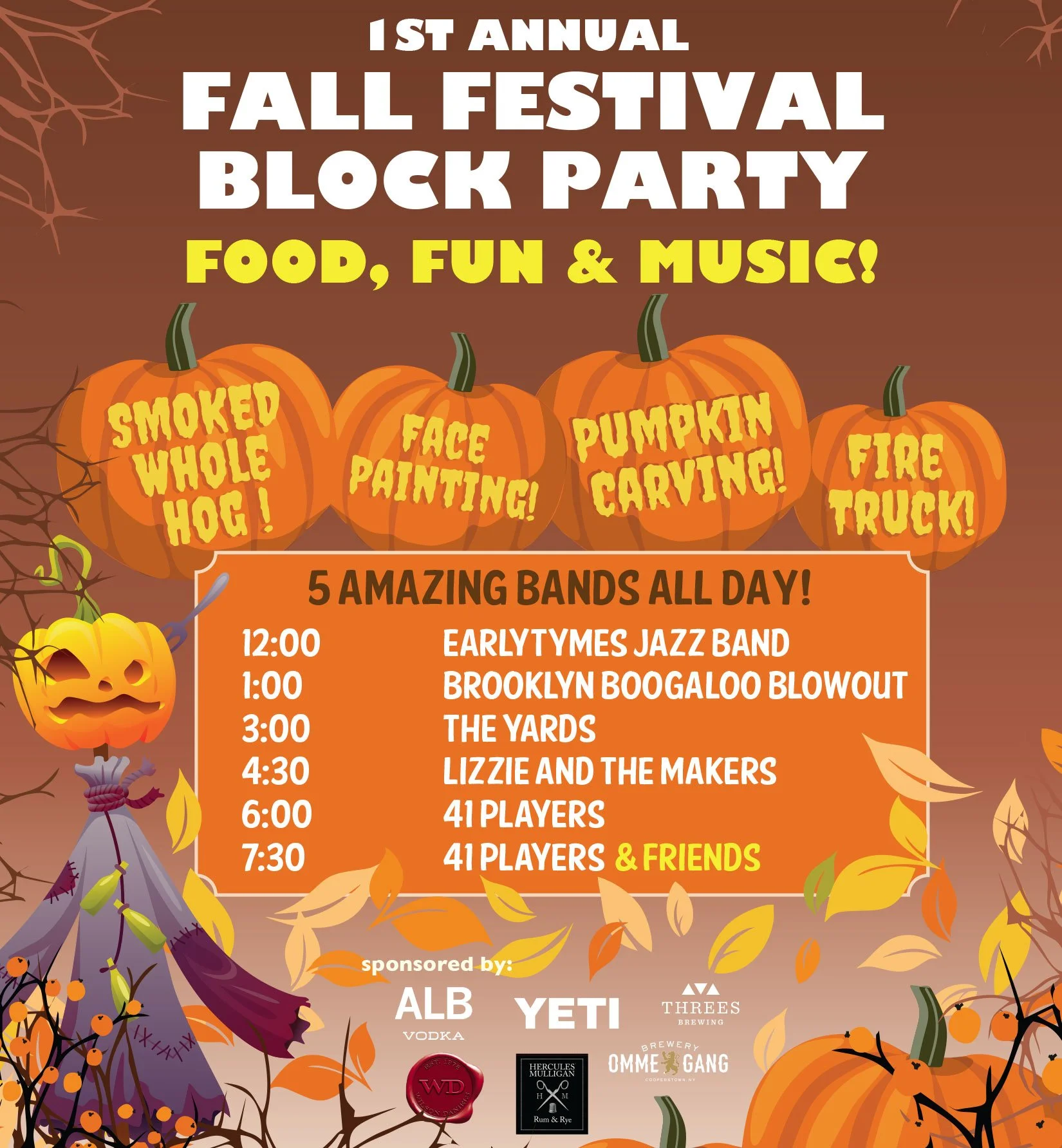 1st Annual Fall Festival Block Party