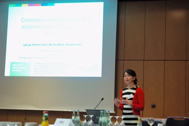 Presenting findings at Berlin ISCMR 2017 conference workshop