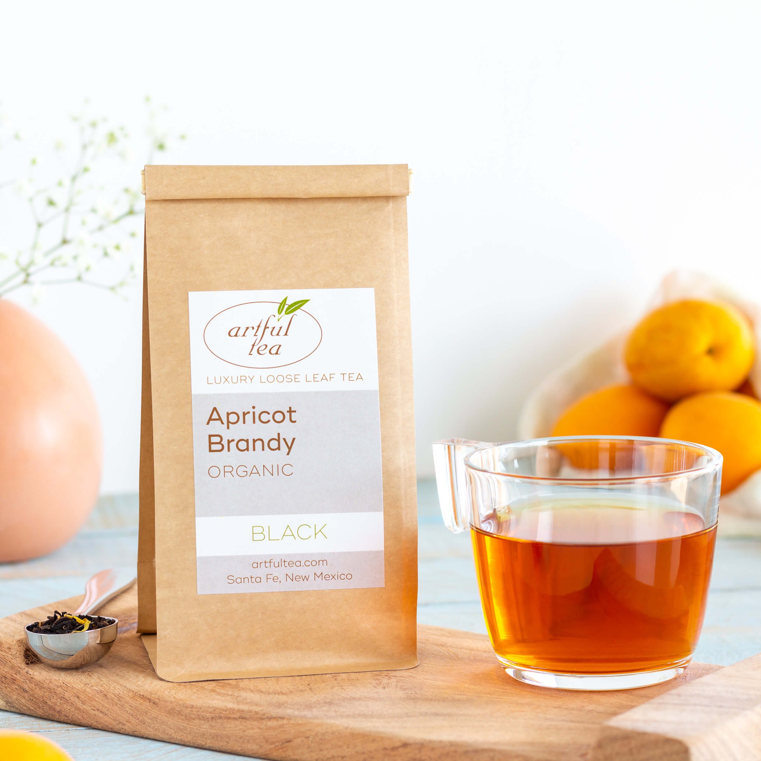 Apricot Brandy Black Tea – Organic | ArtfulTea