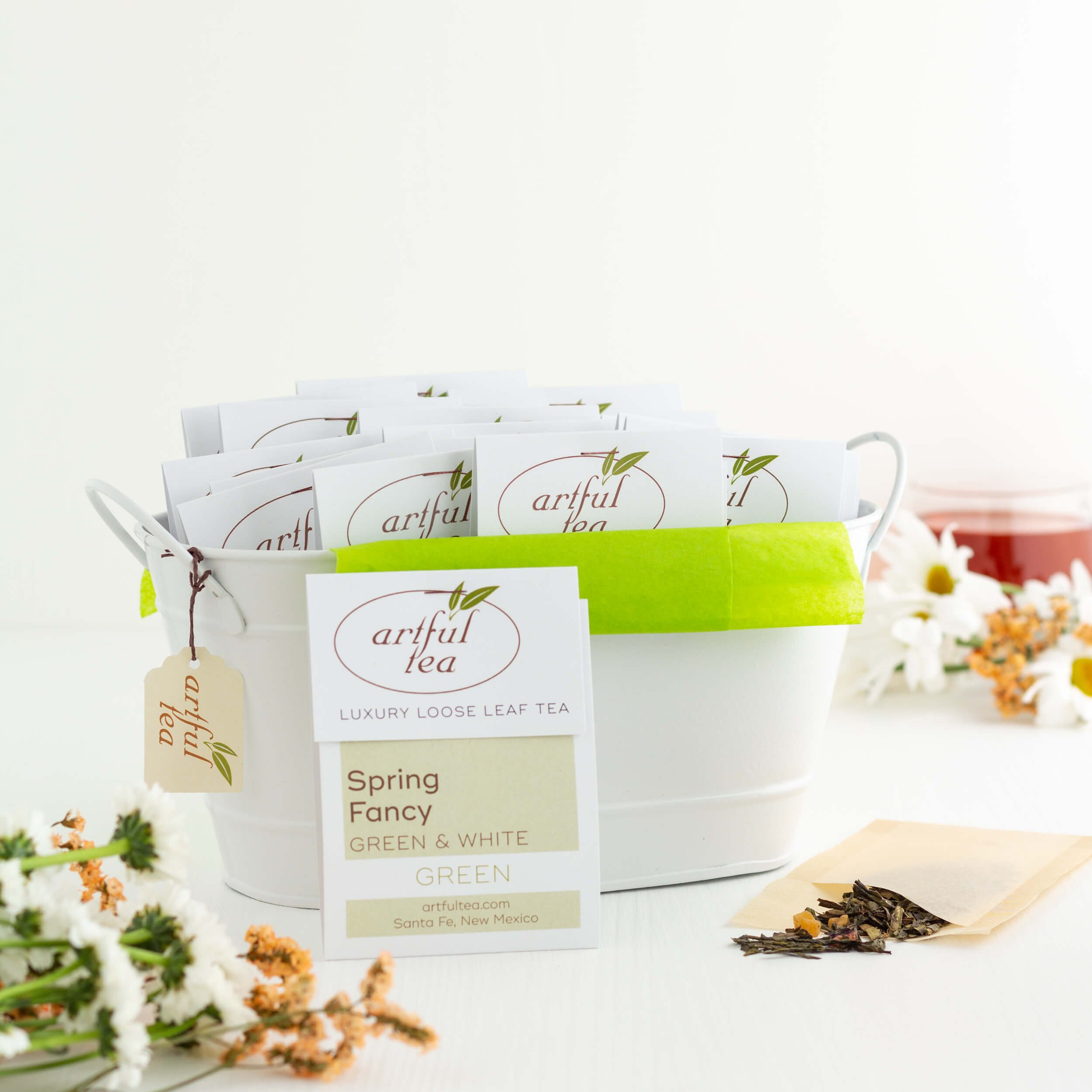 Tea Sampler Gift Pail ArtfulTea