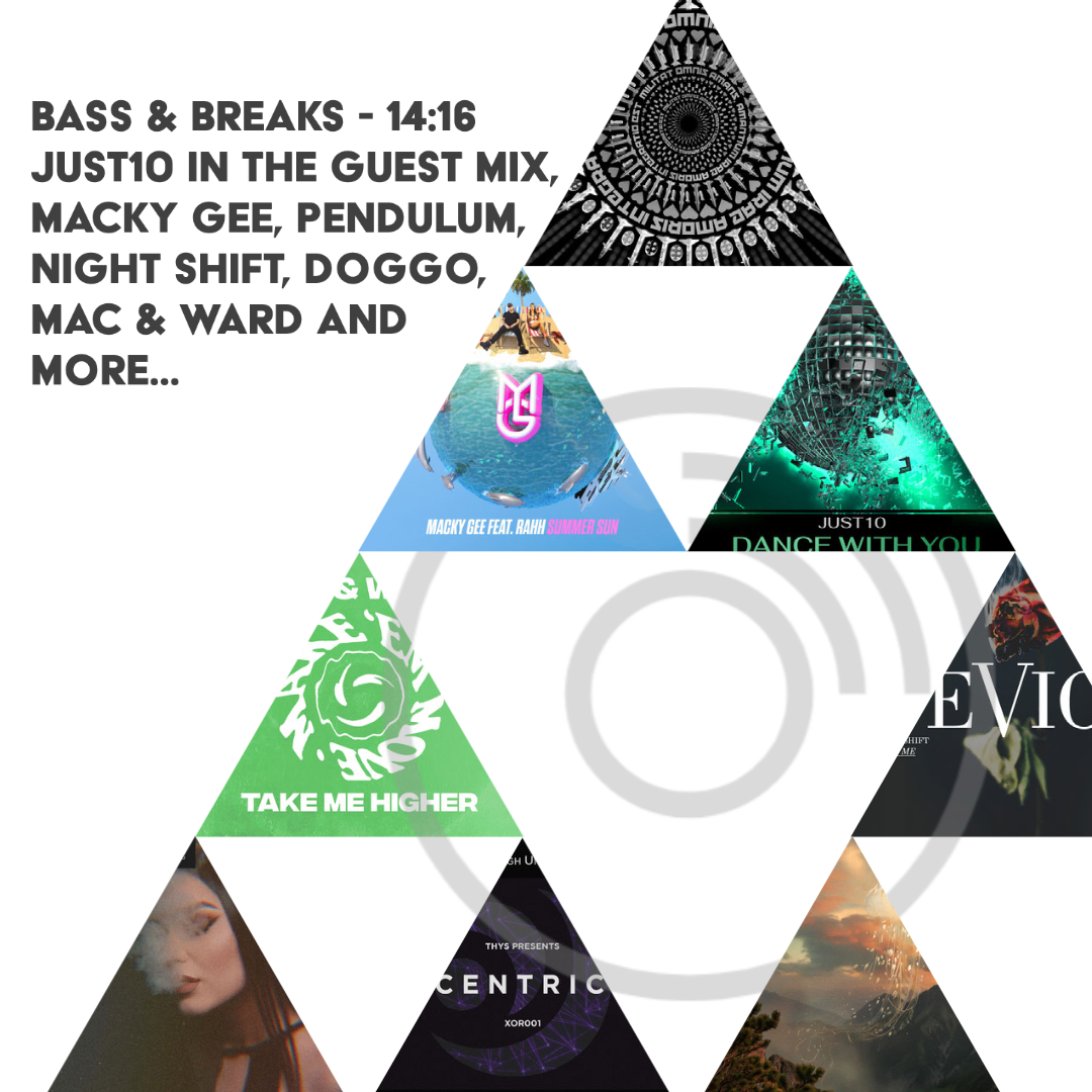 14:16 - Just10 in the guest mix, Macky Gee, Pendulum, Night Shift, Doggo, Mac & Ward and more...