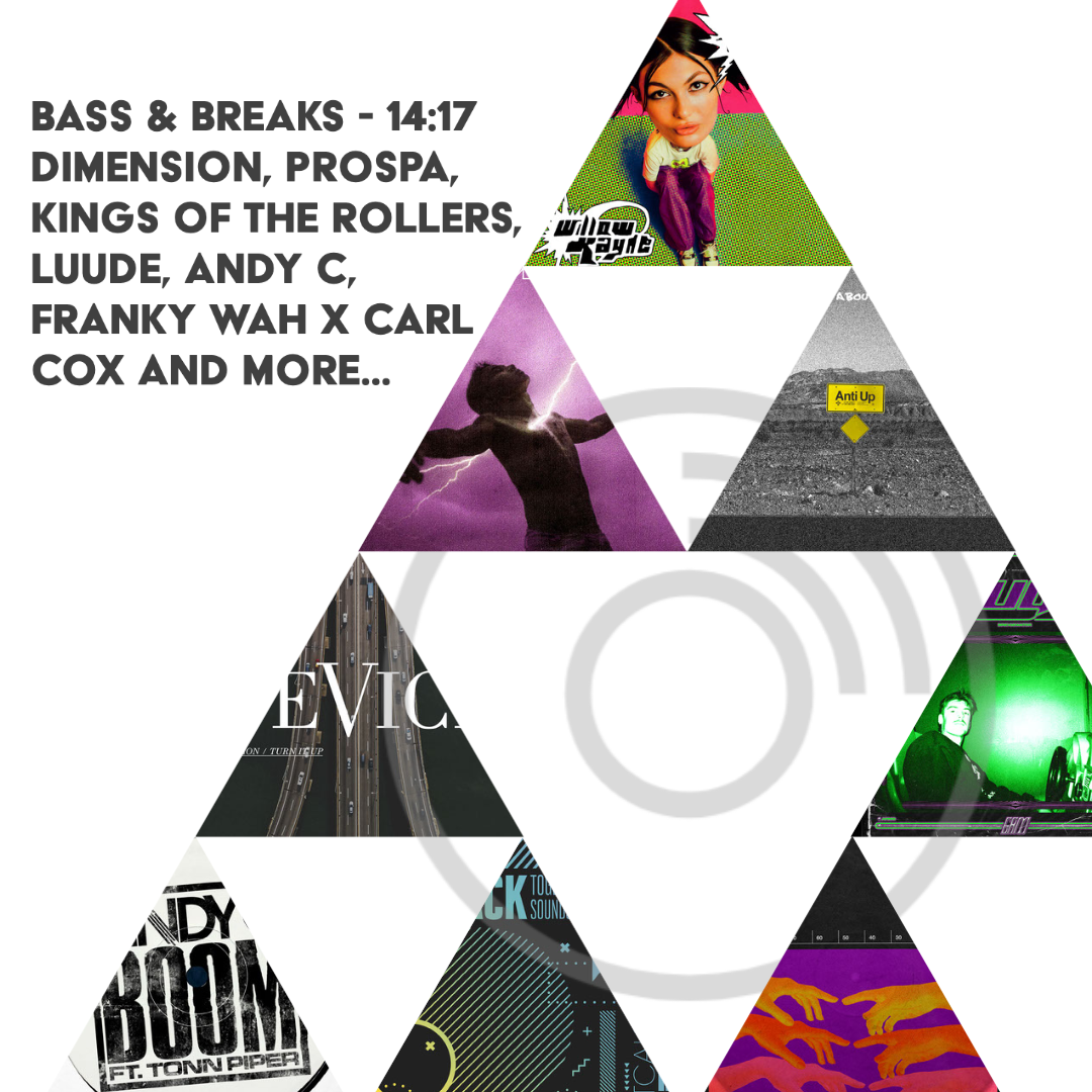 14:17 - Dimension, Andy C, Prospa, Luude, Jason Laidback, King Of The Rollers, Franky Wah x Carl Cox and more...