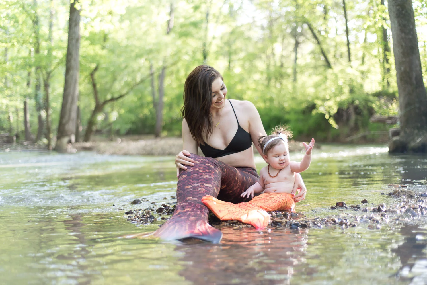 Mommy & Me Mermaid Sessions by D. Phillips Photography // Clarksville, TN photographer