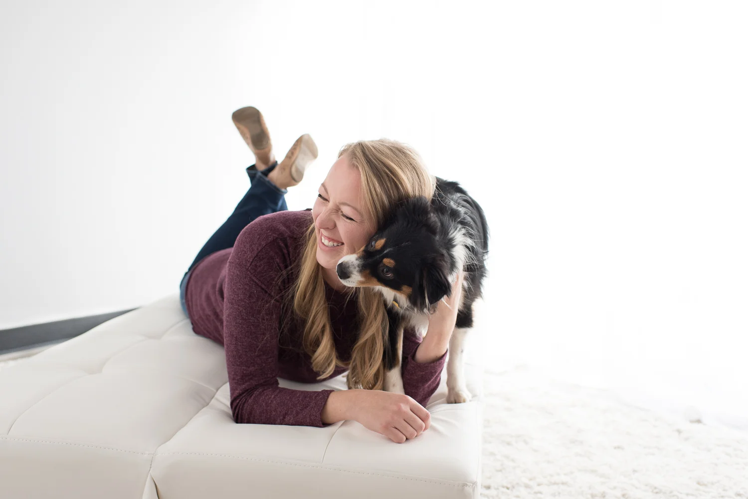 Personal branding with pet in Clarksville Tennessee with D. Phillips Photography
