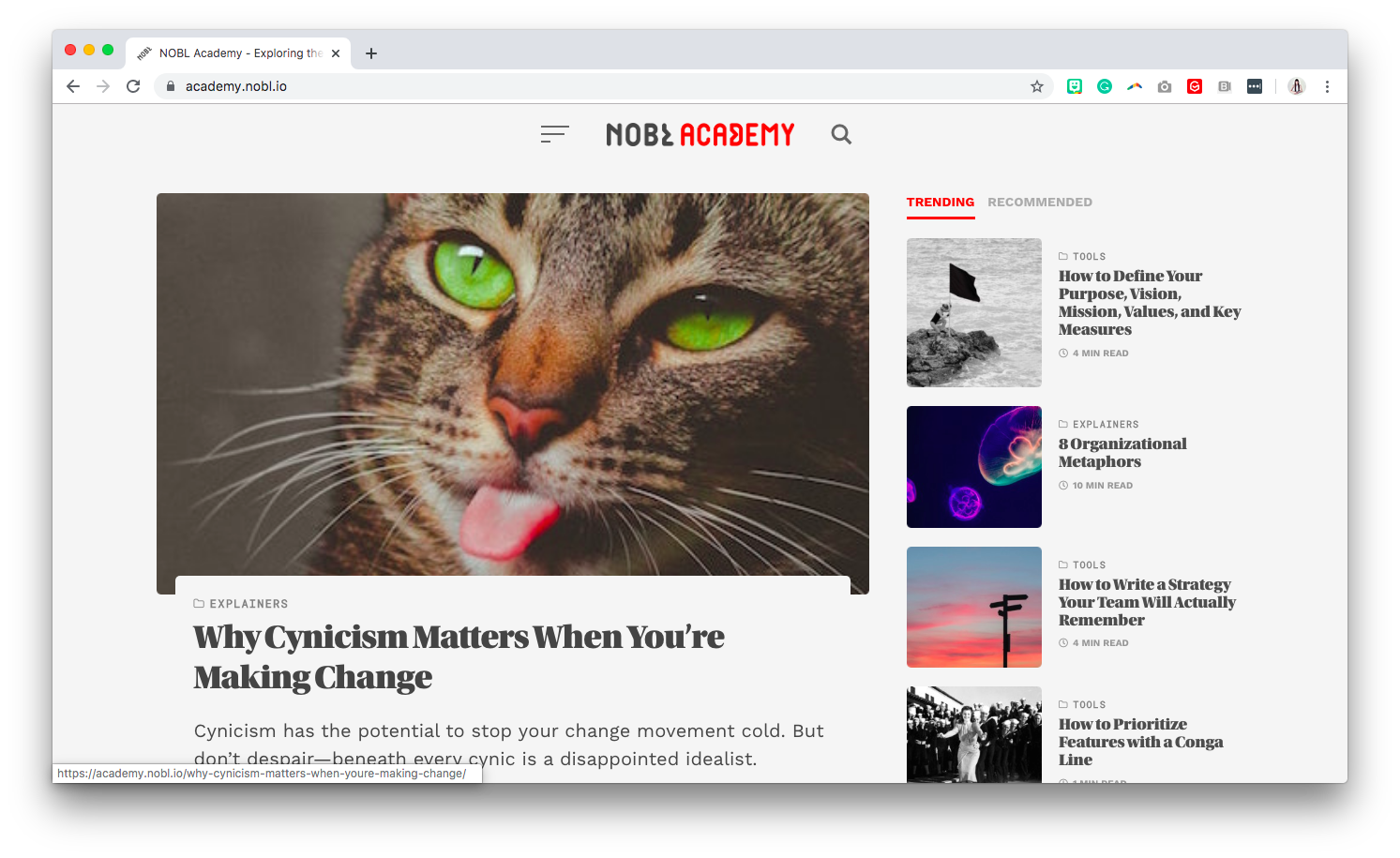 NOBL on The Toolbox Toolbox