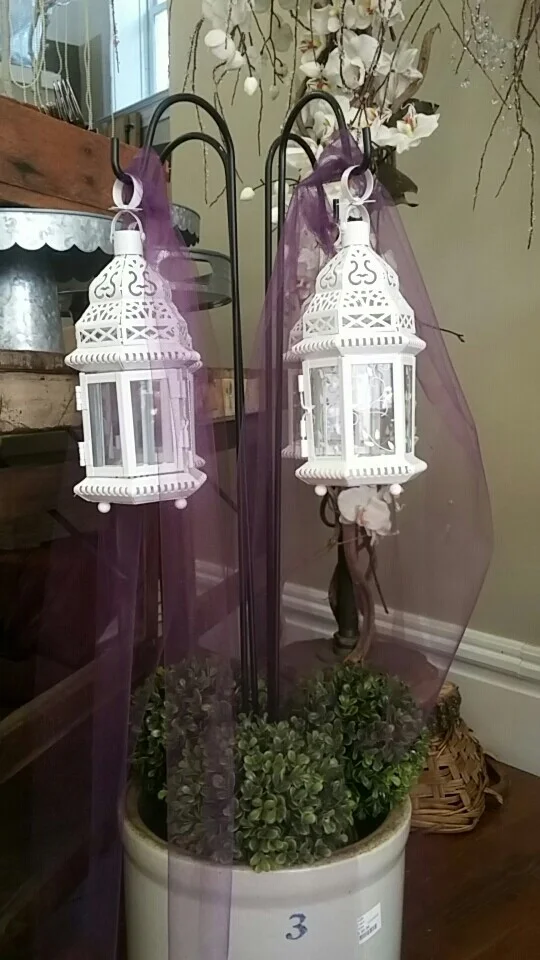 Lantern : White - 11" (set of 2)