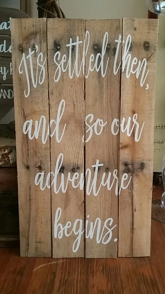 Sign : "It's Settled"