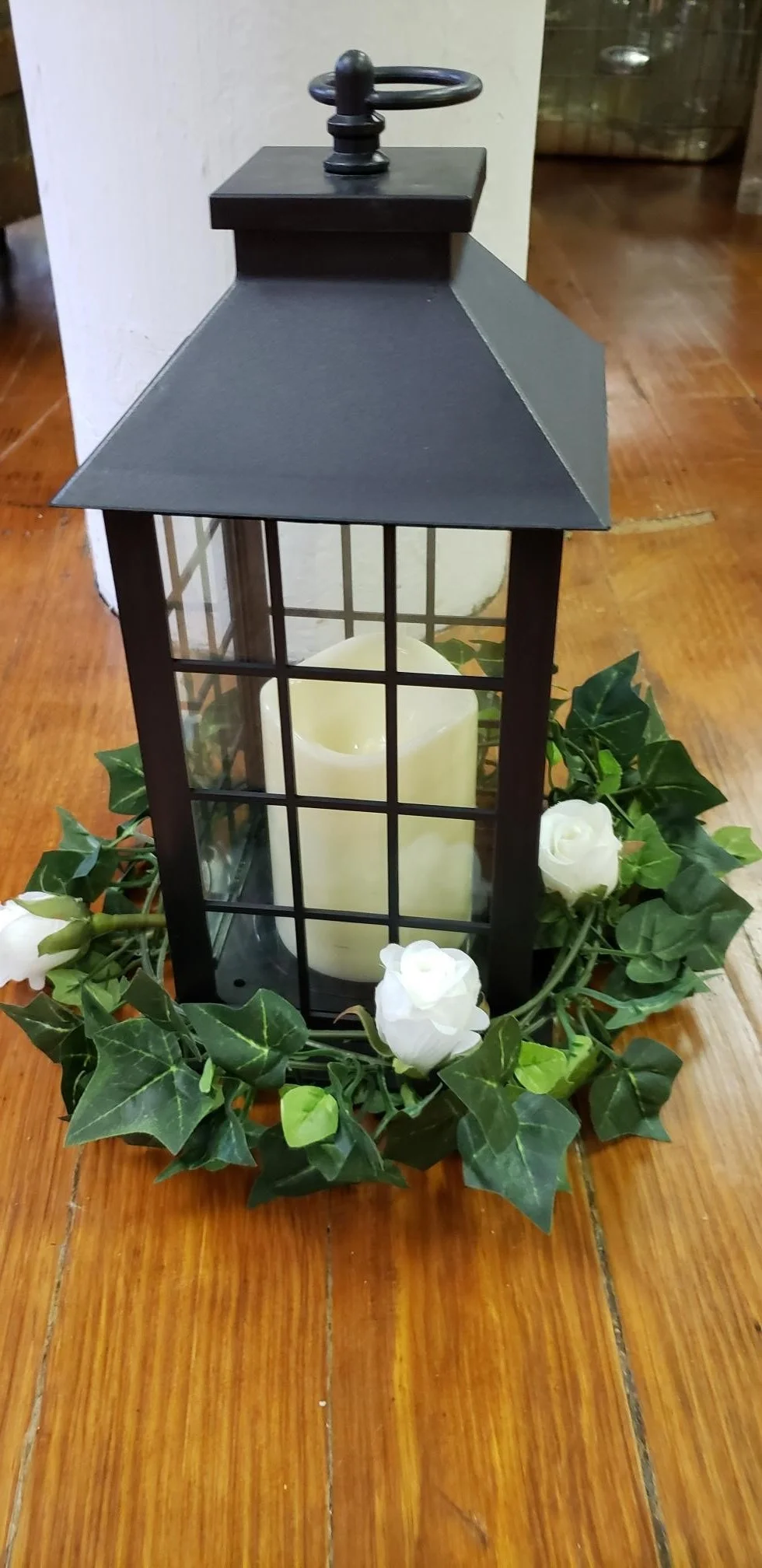 Lantern : Black 13"