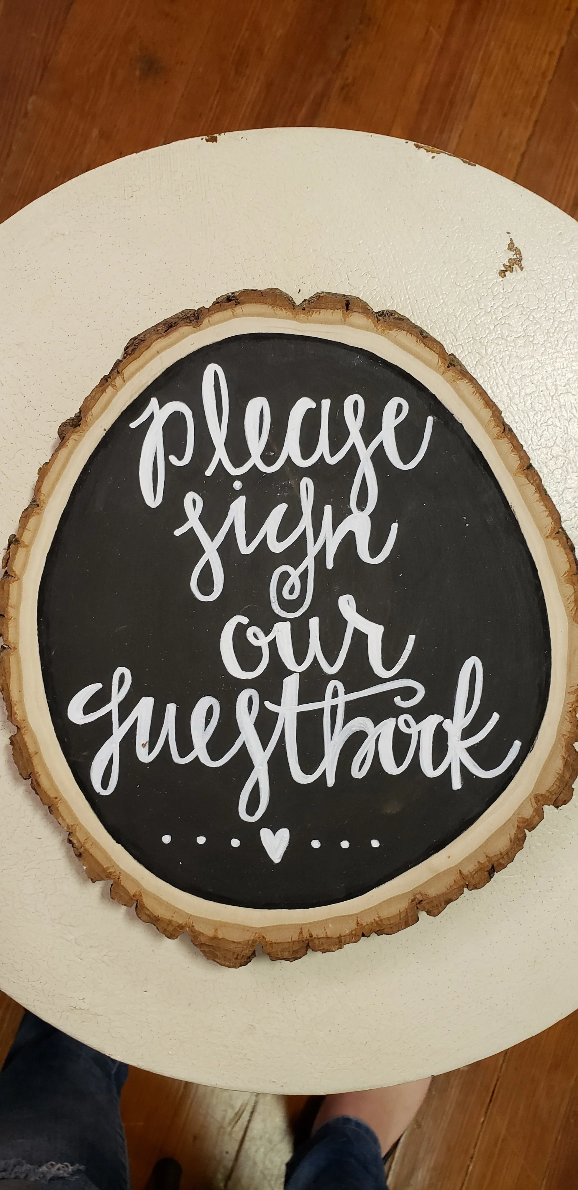 Signage - Please Sign Out Guestbook