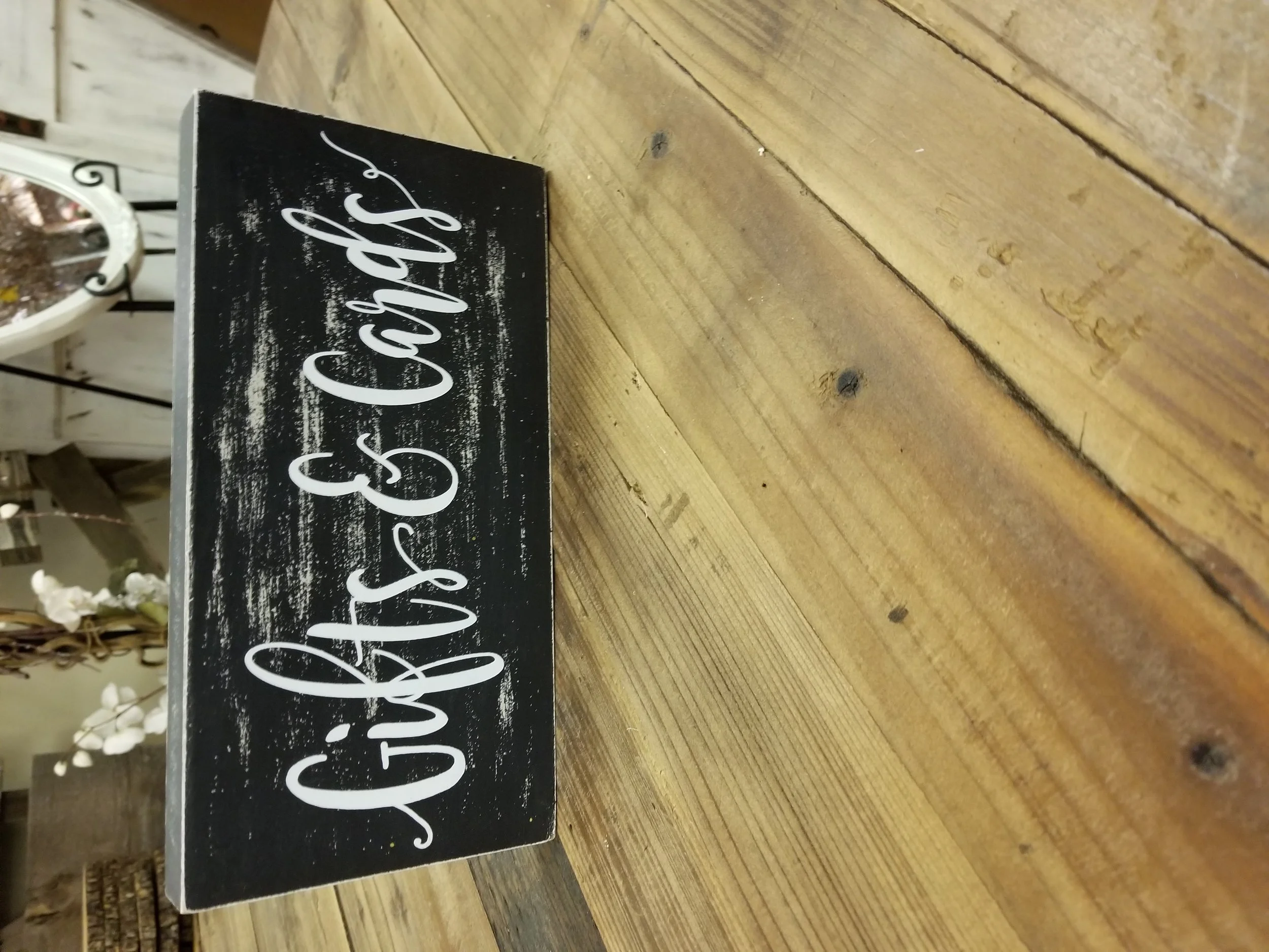 Sign- Gifts &amp; Cards