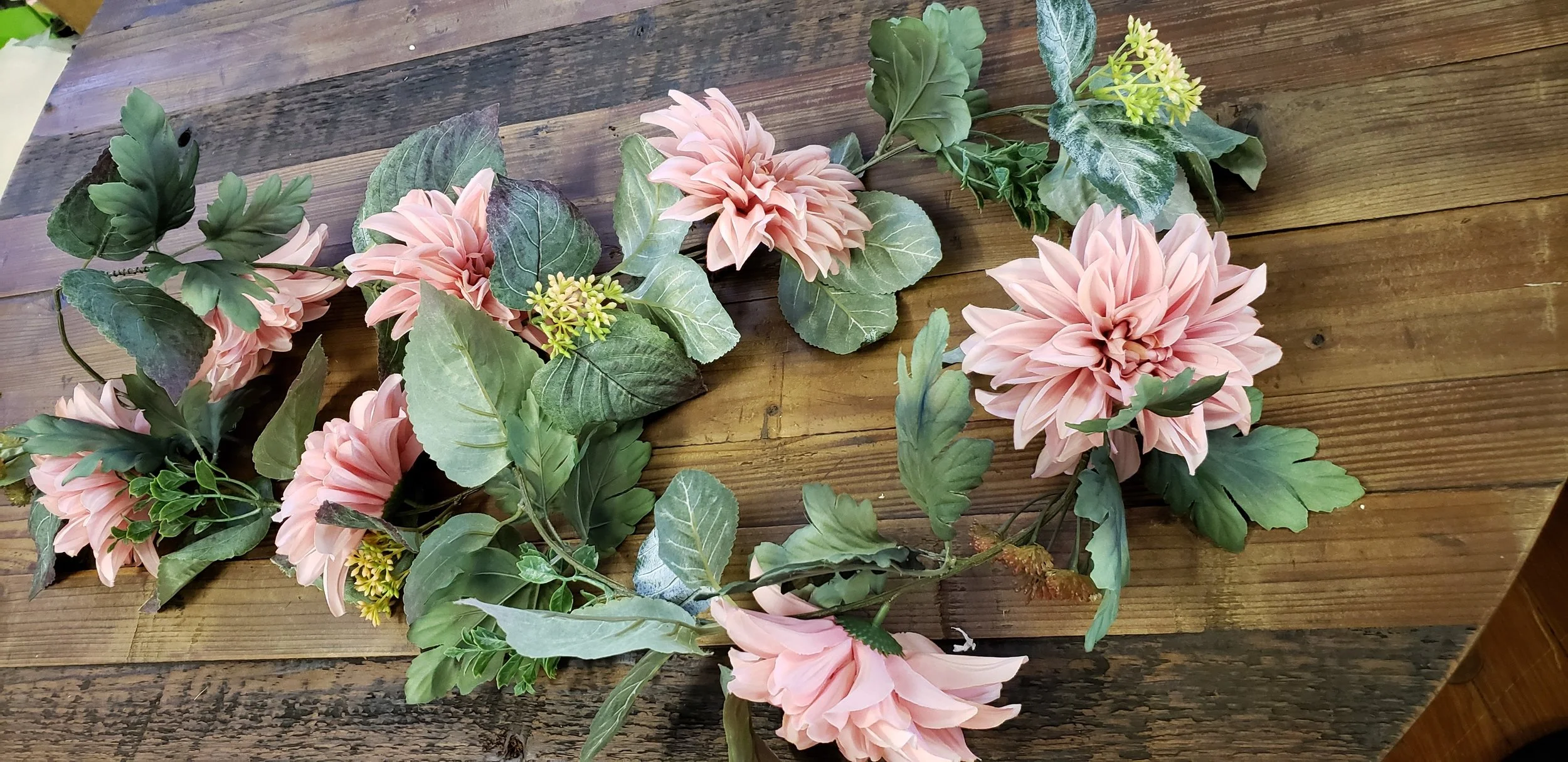 Garland- Blush Flowers