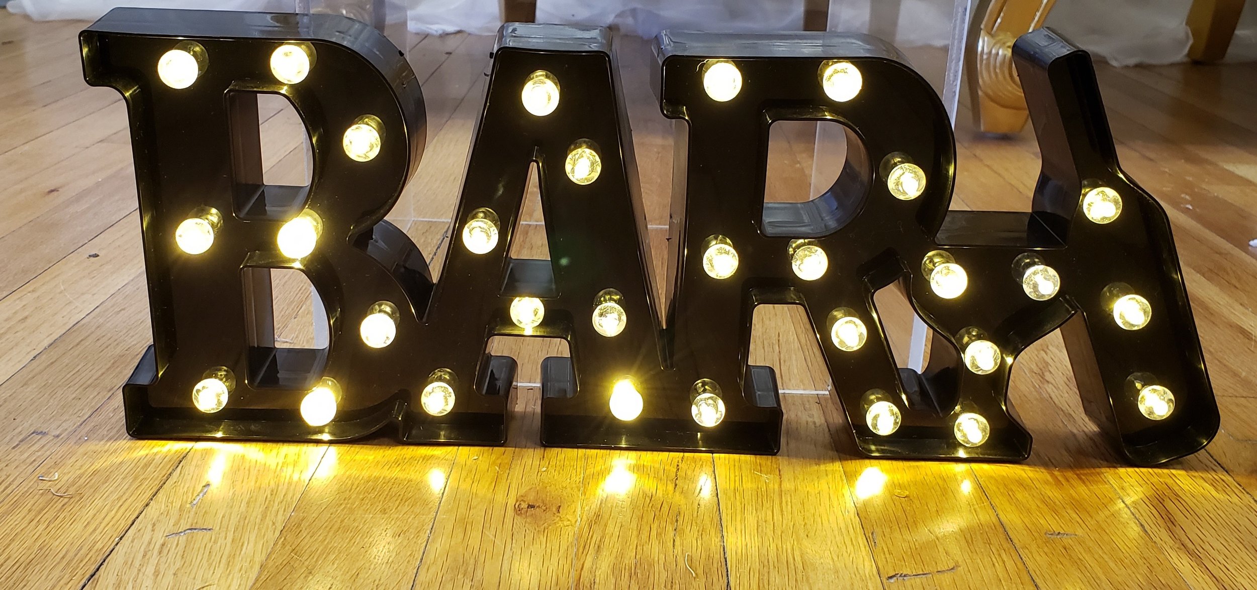 Light Up Bar Sign 17x7"
