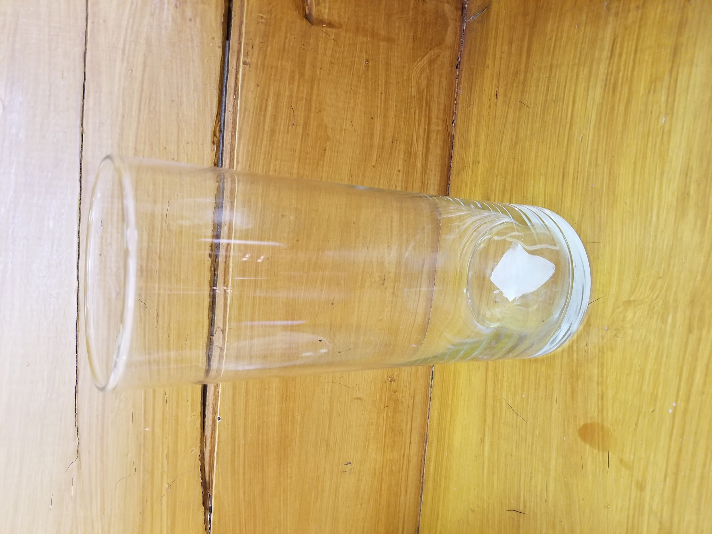 9" Clear Vase