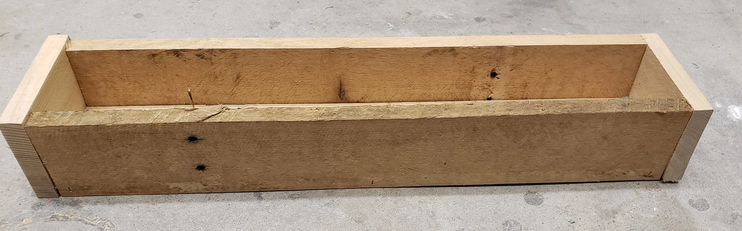 Light Oak Wood Box