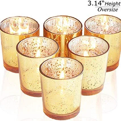 Speckled Gold Votives