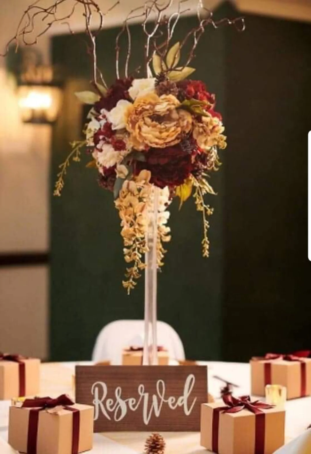 Eiffel Tower Bouquet Centerpiece