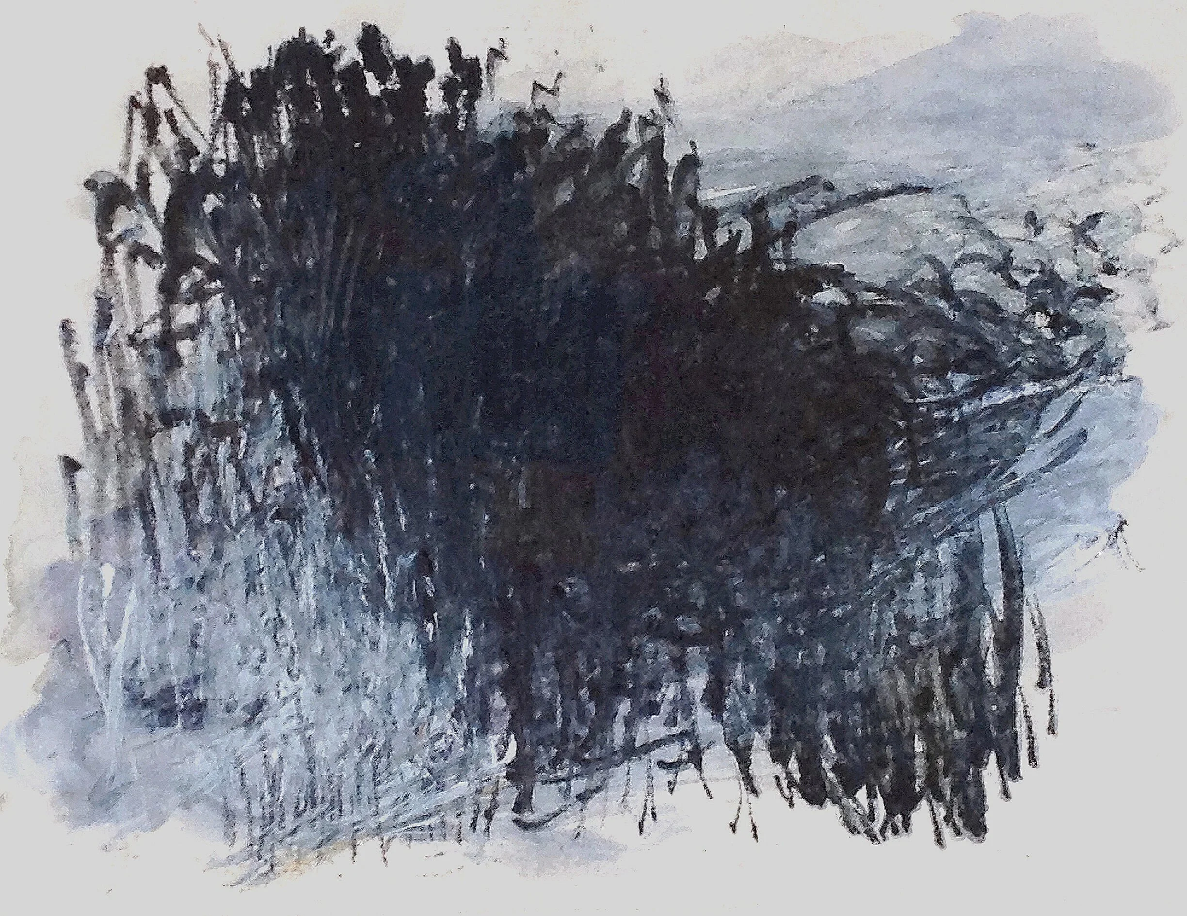 Bird, Reed, Wind, Water - sold