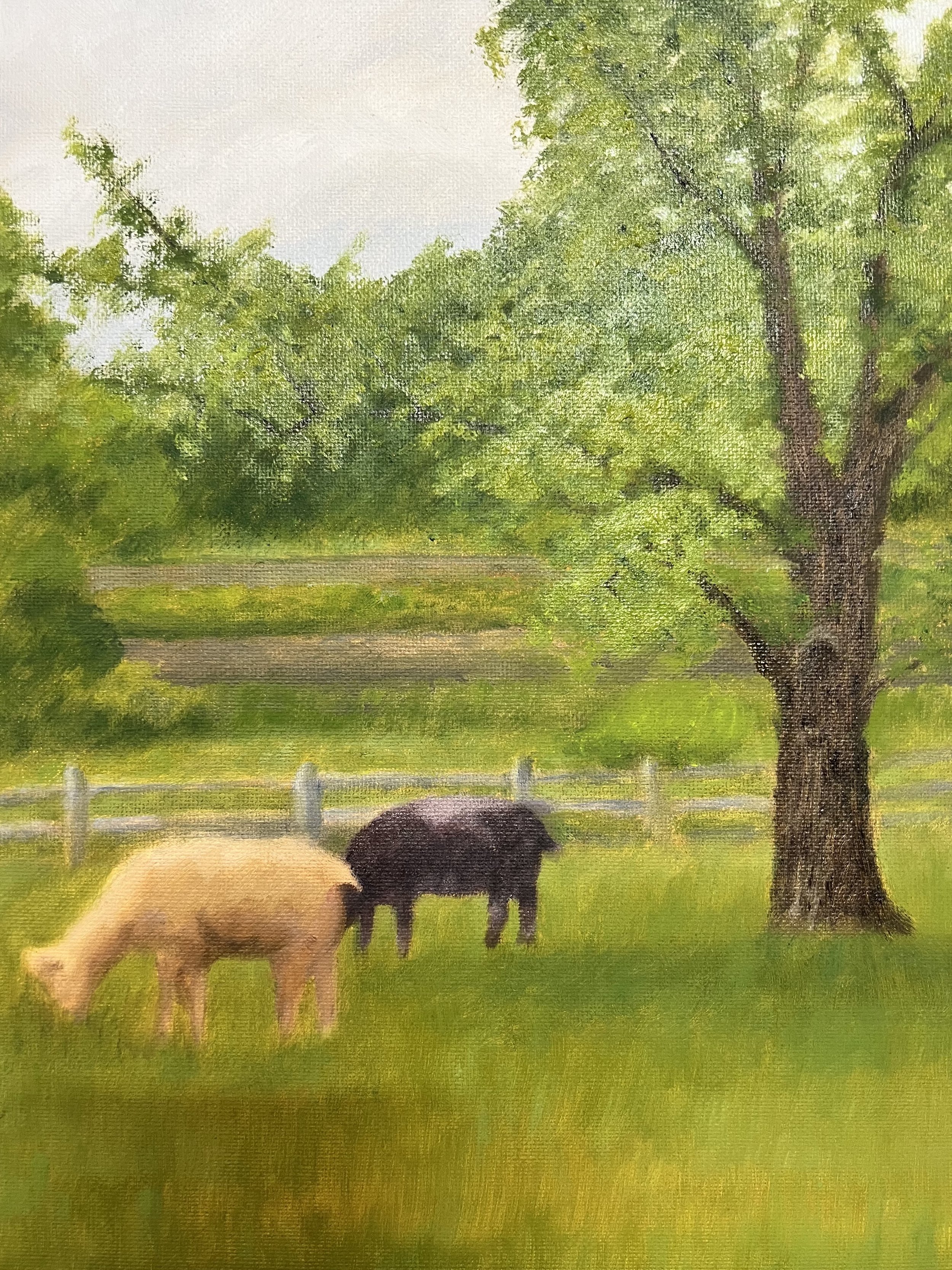 Quiet Afternoon on the Farm (sold)
