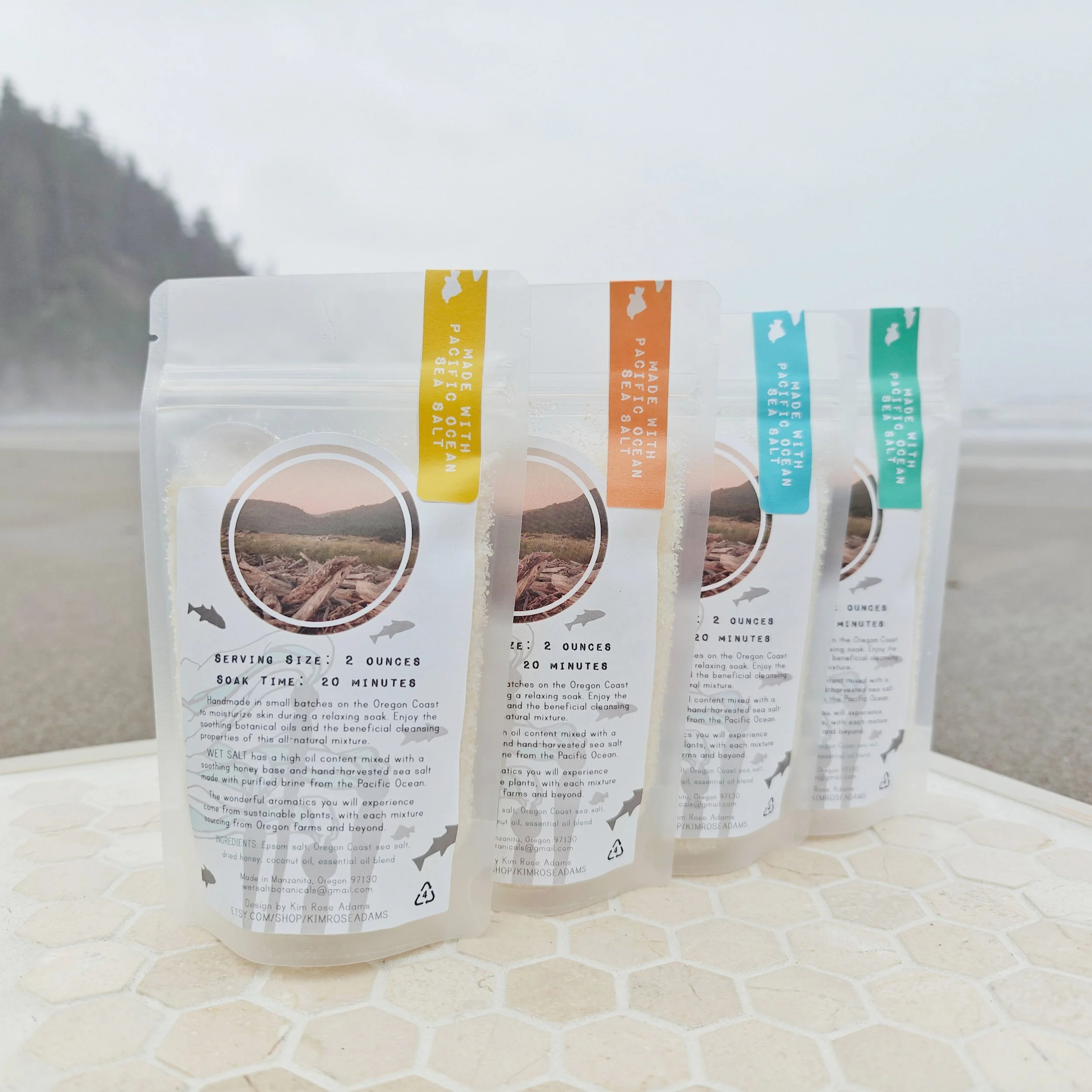 Wet Salt 6 oz Stand-up Bags