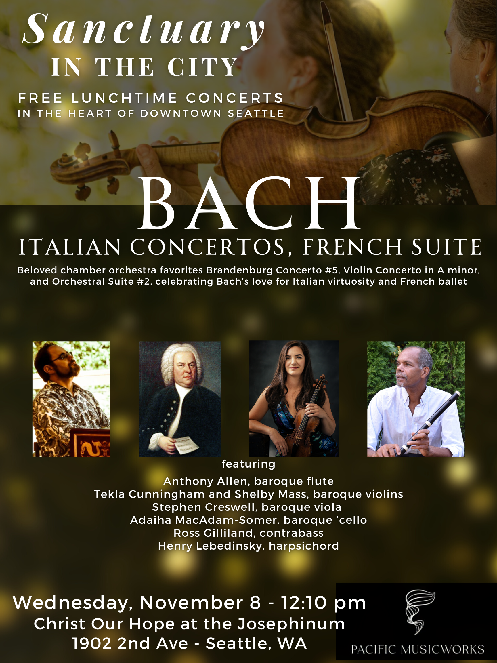 PMW Presents Sanctuary in the City: Bach Festival 2023 