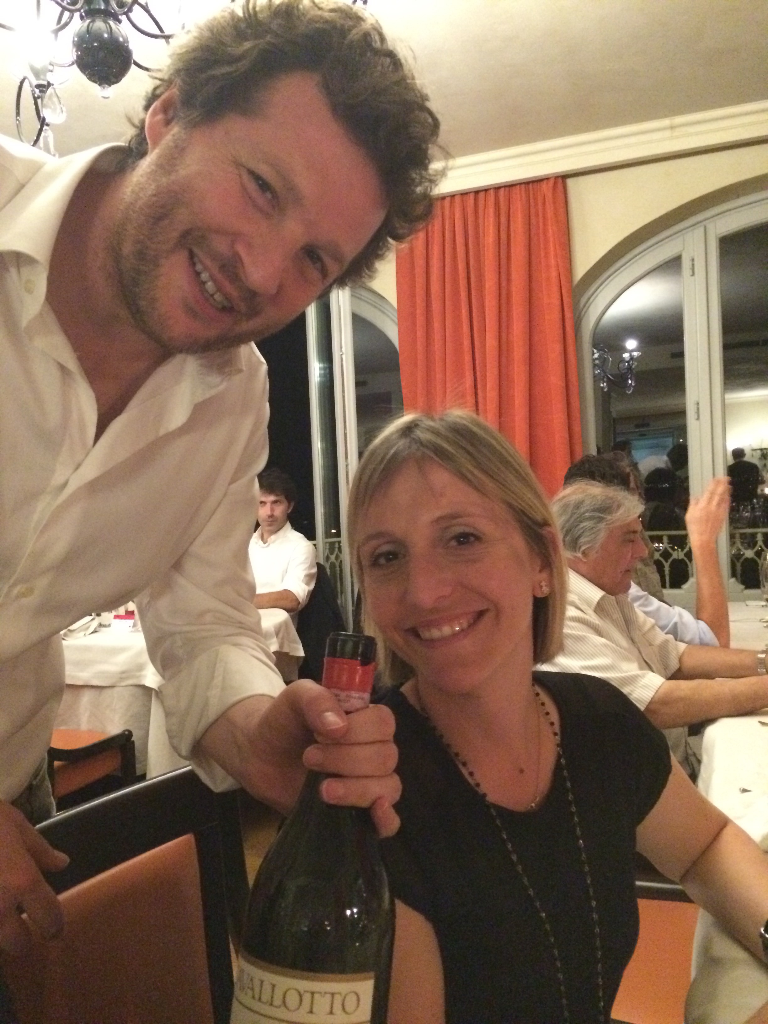 Alfio of Cavalotto of Barolo and Paolo Grasso of Ca' del Baio in Barbaresco