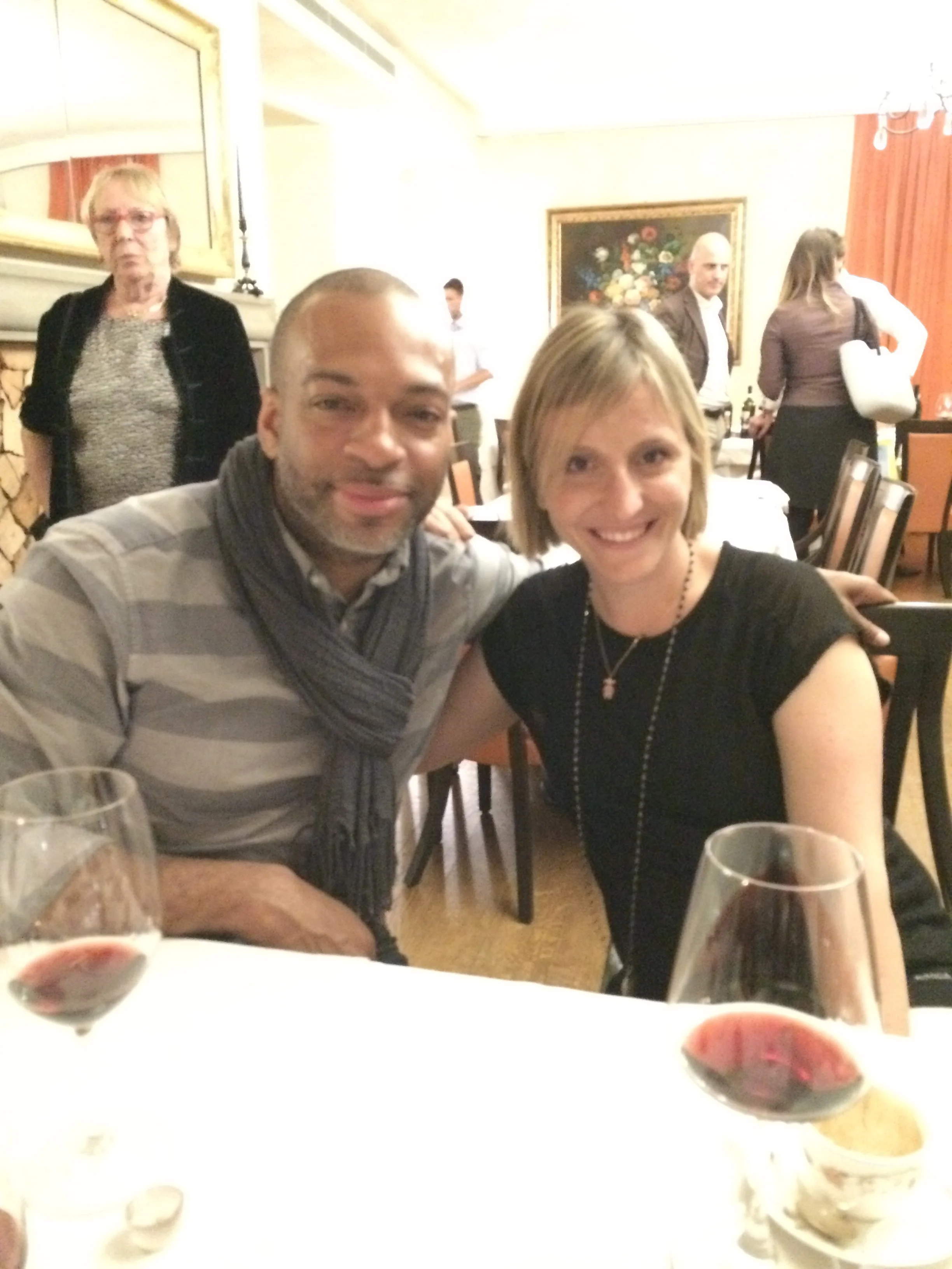 Paola Grasso, my dinner partner