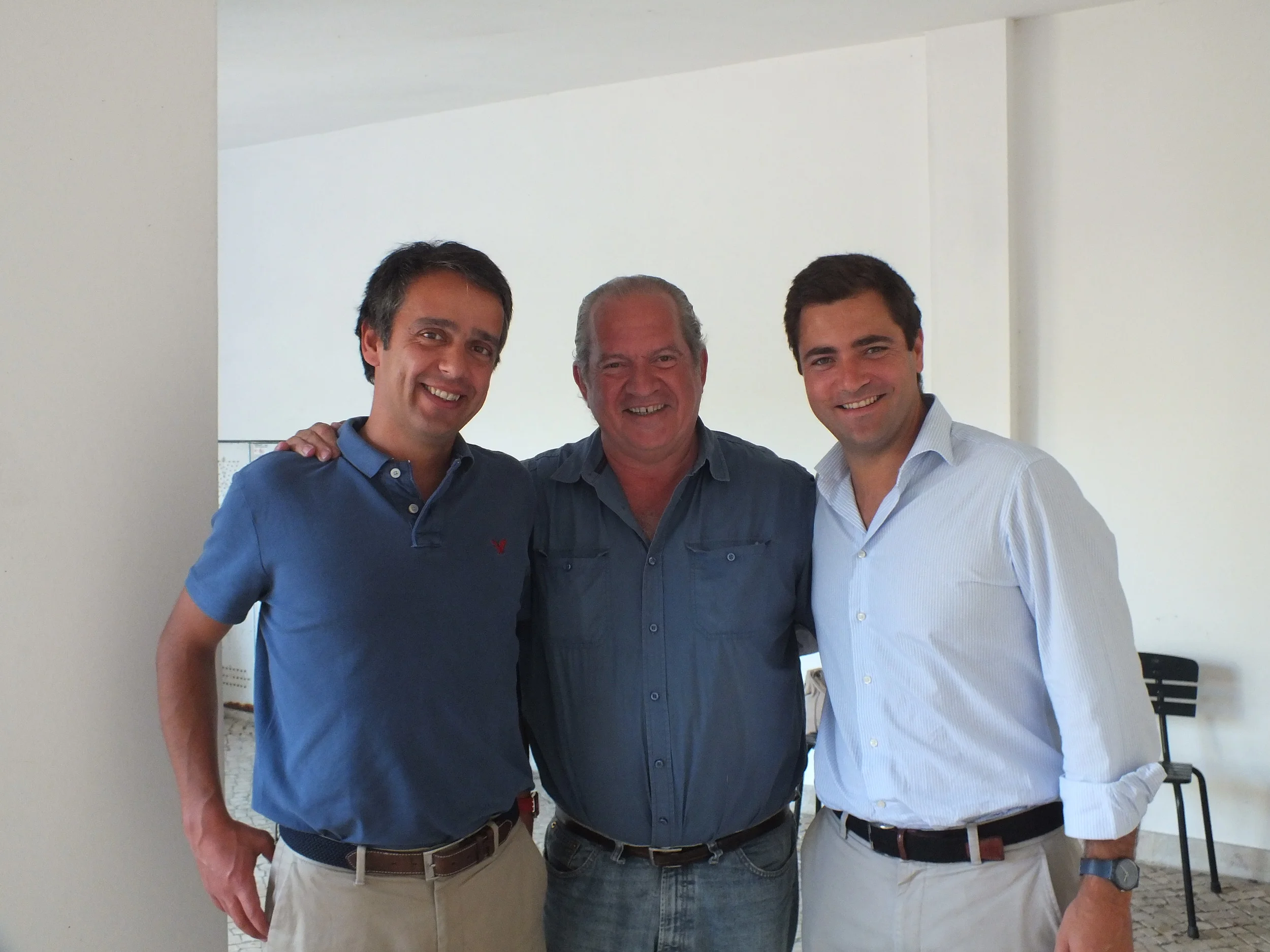Domingo Soares Franco (middle) of José Maria de Fonseca