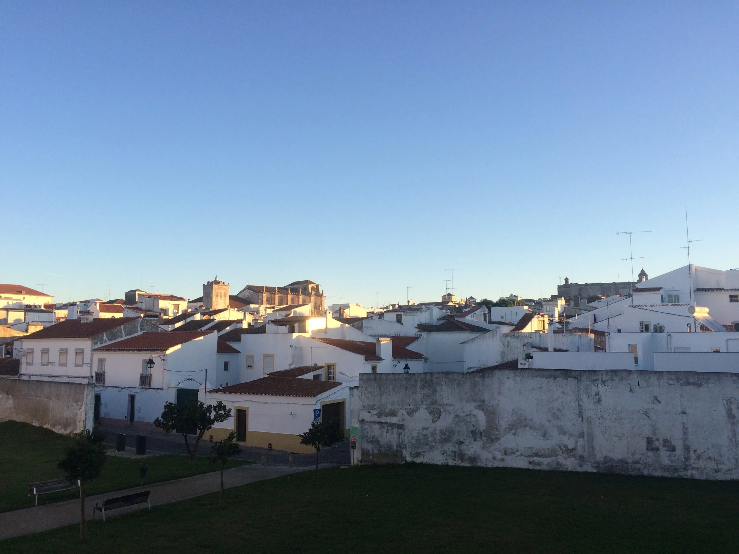 The outer wall of the city of Évora