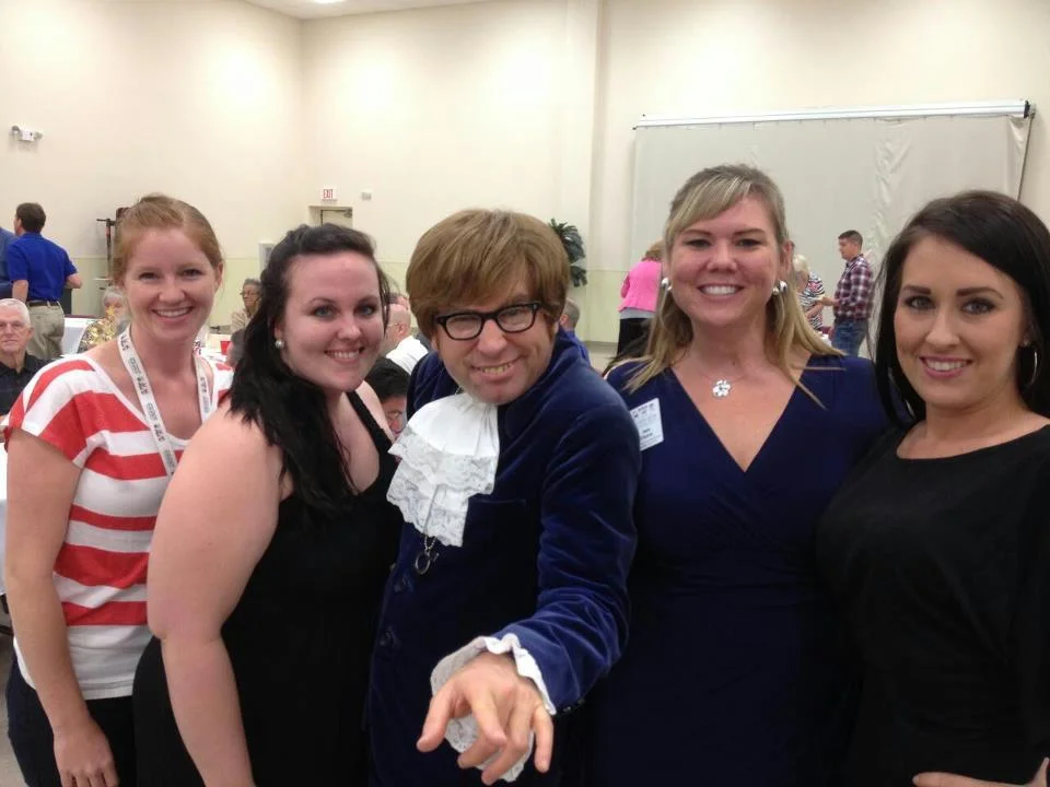 Katie Crowell, Christina Jeffries, Austin Powers, and Jen Floro.