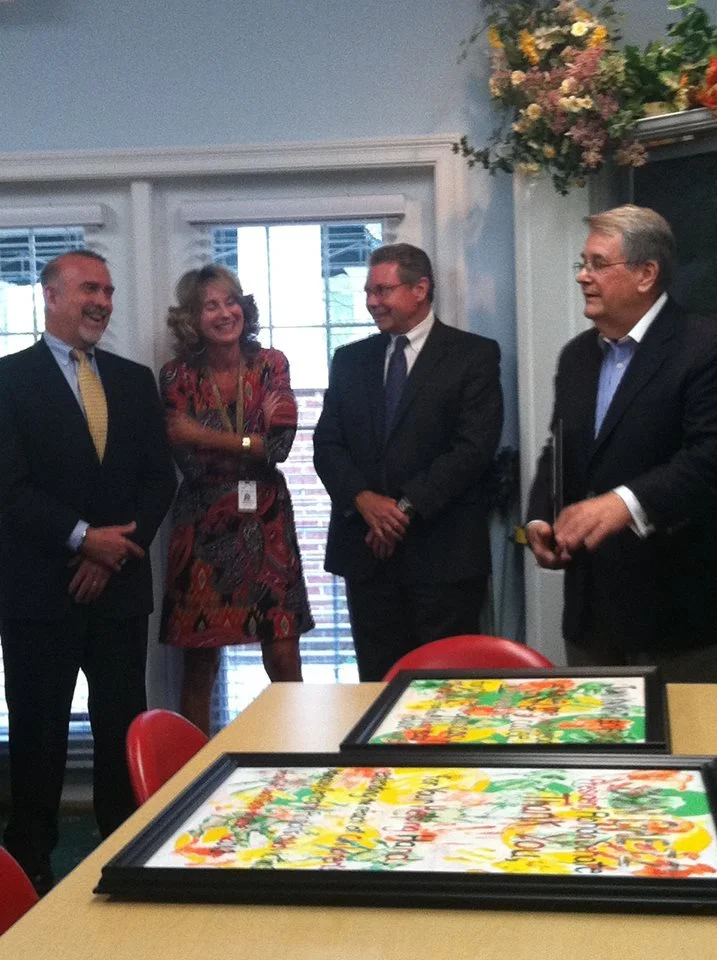 John Knight, Julie Hurst, Bill Eddins, and Senator Gaetz.
