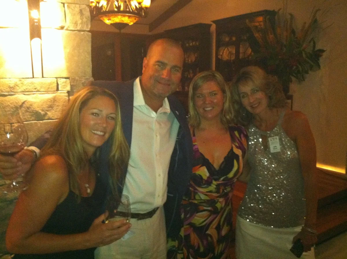 Dan Costa, Julie Hurst, Jen Floro at The Evening with Morgan.