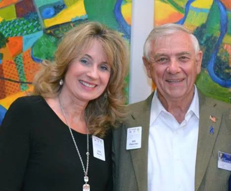ECCAC CEO, Julie Hurst-Porterfield with outgoing 2017-2018 ECCAC board president, Bill Fletcher.