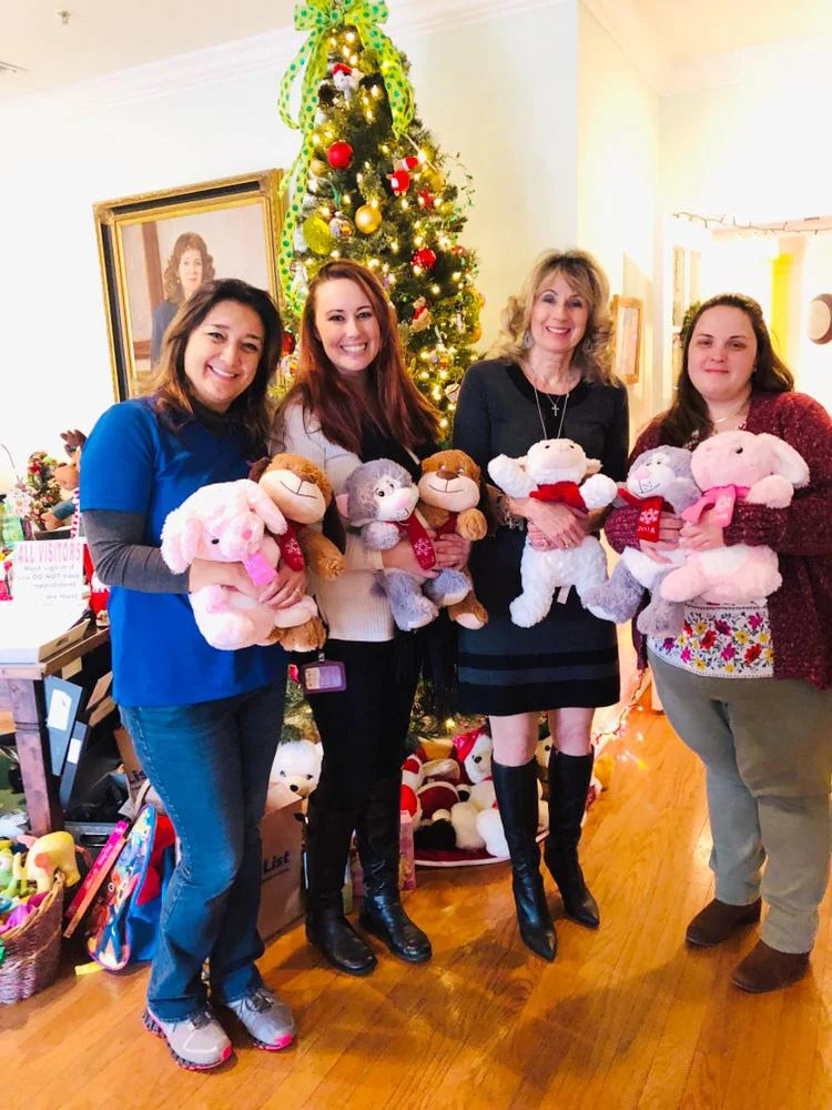We give PetSmart two paws up! We'd like to thank them for donating tons of stuffed animals. Our children are going to love receiving these furry friends!