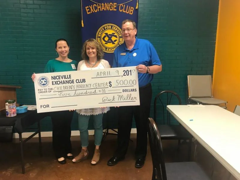 Thank you to the Niceville Exchange Club for their generous donation!
