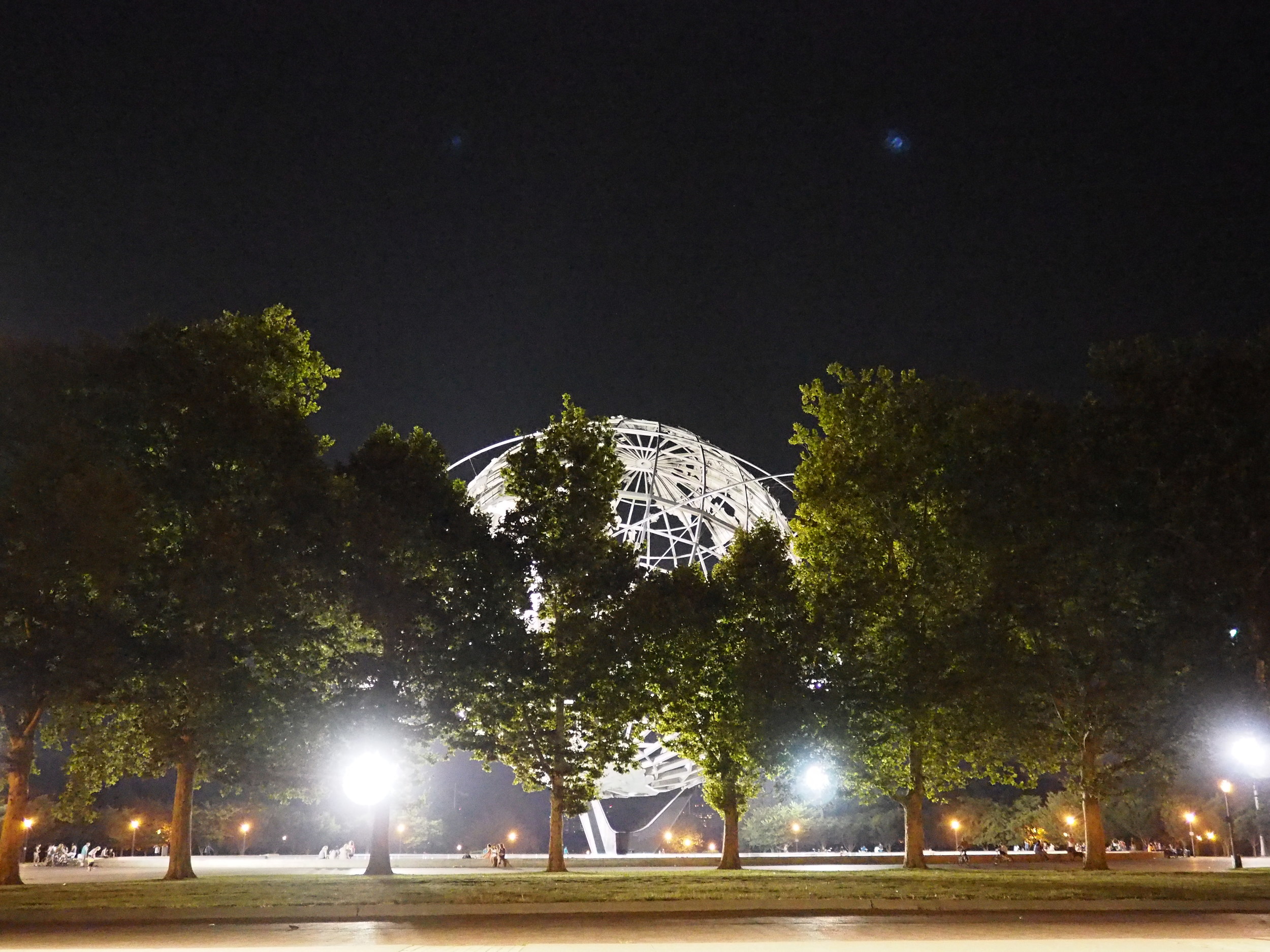 The Unisphere in Queens • 17mm • f/1.8 • 1/100 • ISO 10,000