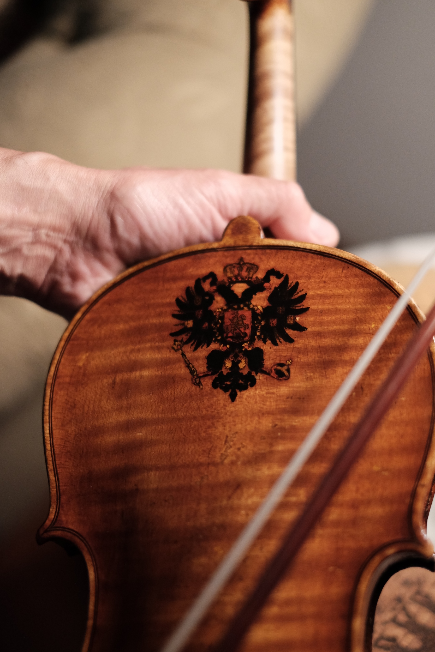 Dad's Violin • 35mm • f/1.4 • 1/200 • ISO 2000