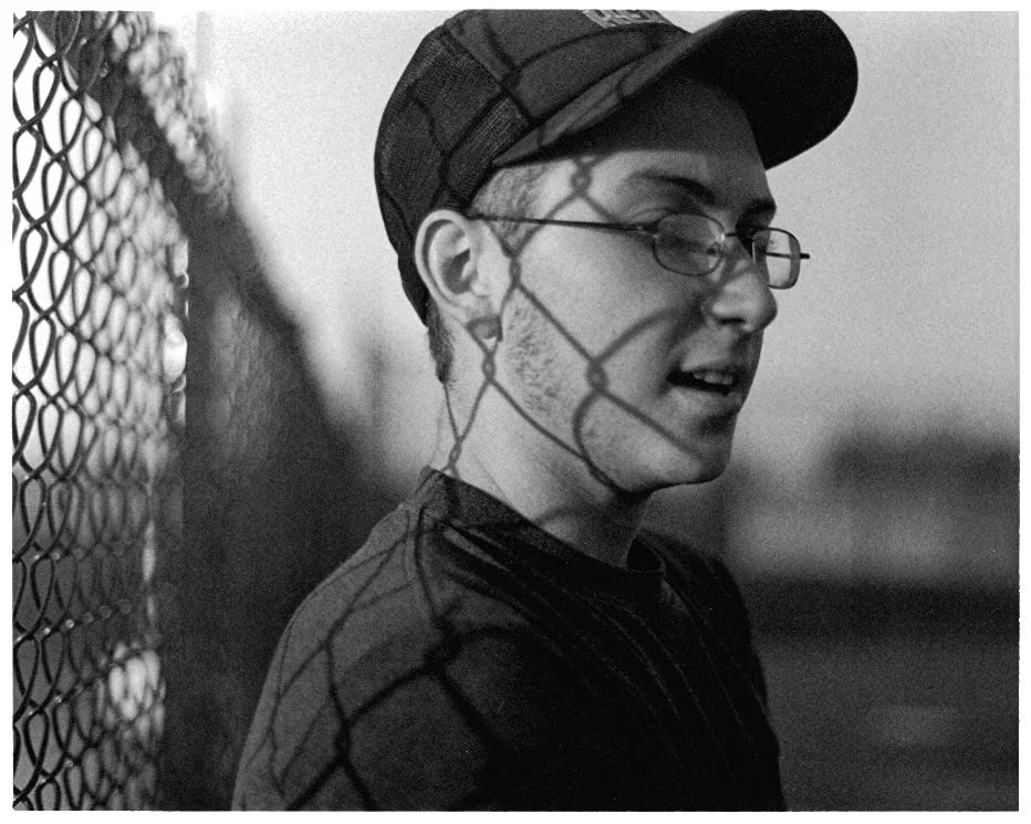 Black and white, 2002, 35mm. Developed and printed in my high school's dark room.