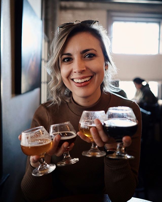 Back on my bullshit at @vaultbrewing in Yardley, PA this past weekend. Getting a flight makes me feel basic af but it&rsquo;s just so damn practical. Especially if it&rsquo;s a new place and I don&rsquo;t know what&rsquo;ll be good or not good, or th