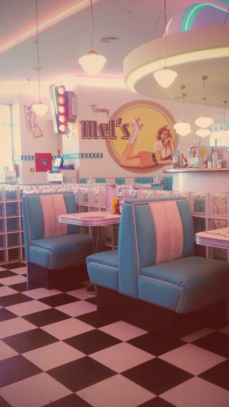 Retro Mel's Diner from the 50's-ThriftyDreams-Online-Thrift-Shop