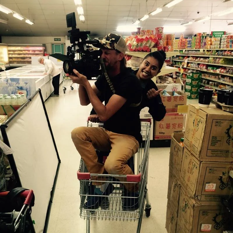 Make shift dolly - camera team