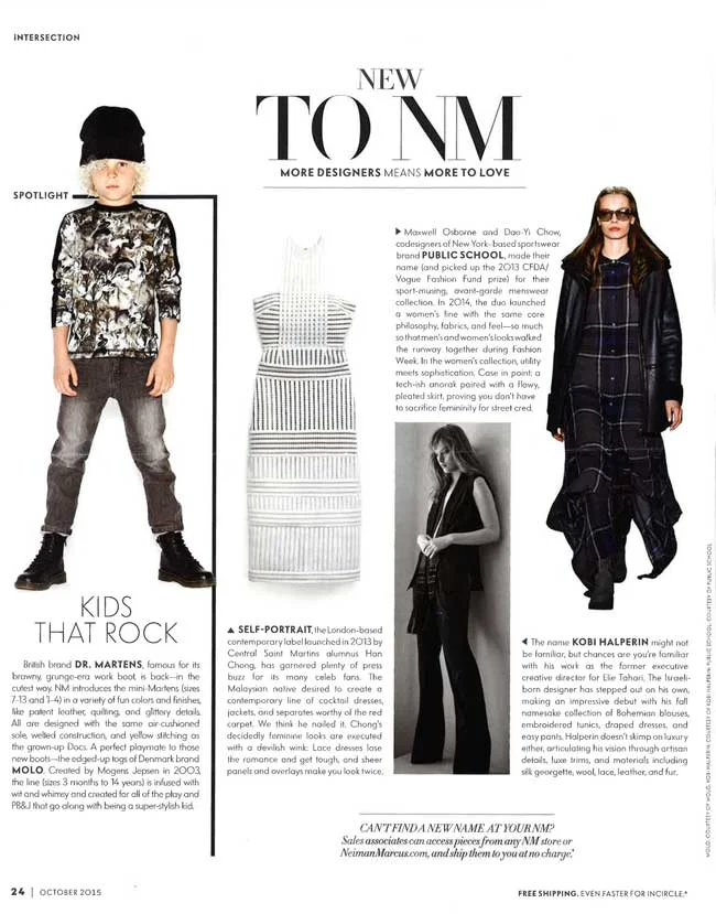 THE BOOK - NEIMAN MARCUS - OCTOBER 2015