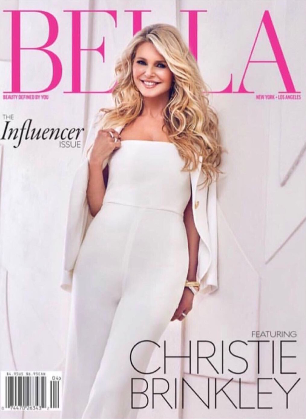 CHRISTIE BRINKLEY AT BELLA MAGAZINE COVER