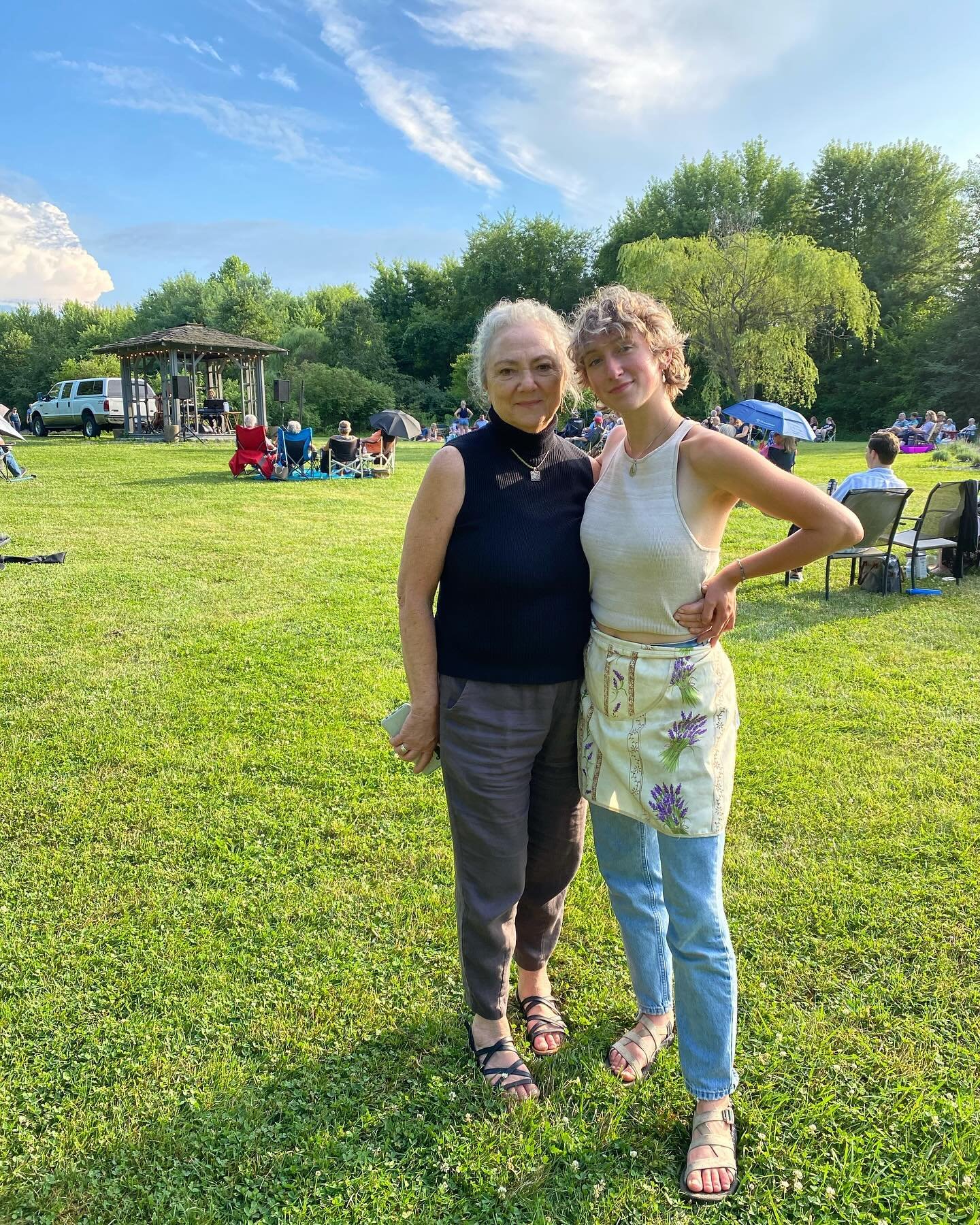 Libbe and Lydia, at your service! 💜