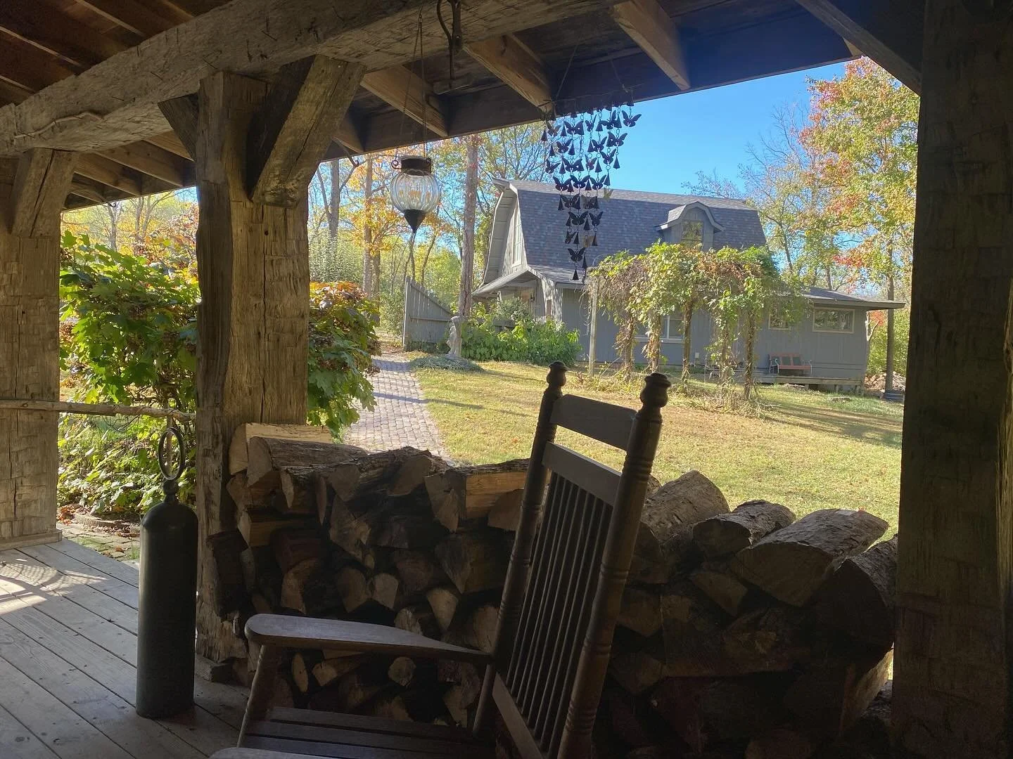 View from the porch 🍂