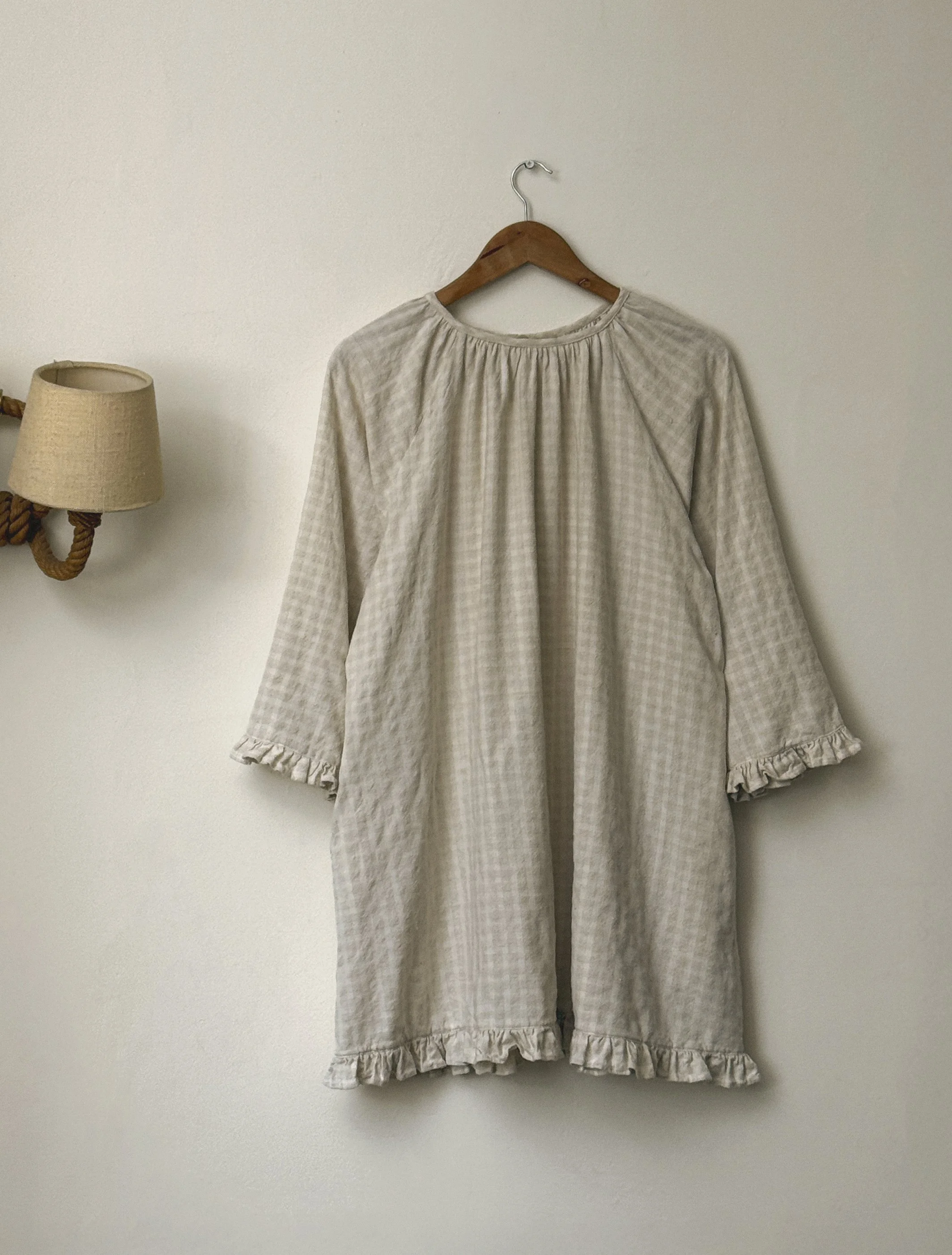 Romie mini dress | handloom raw silk