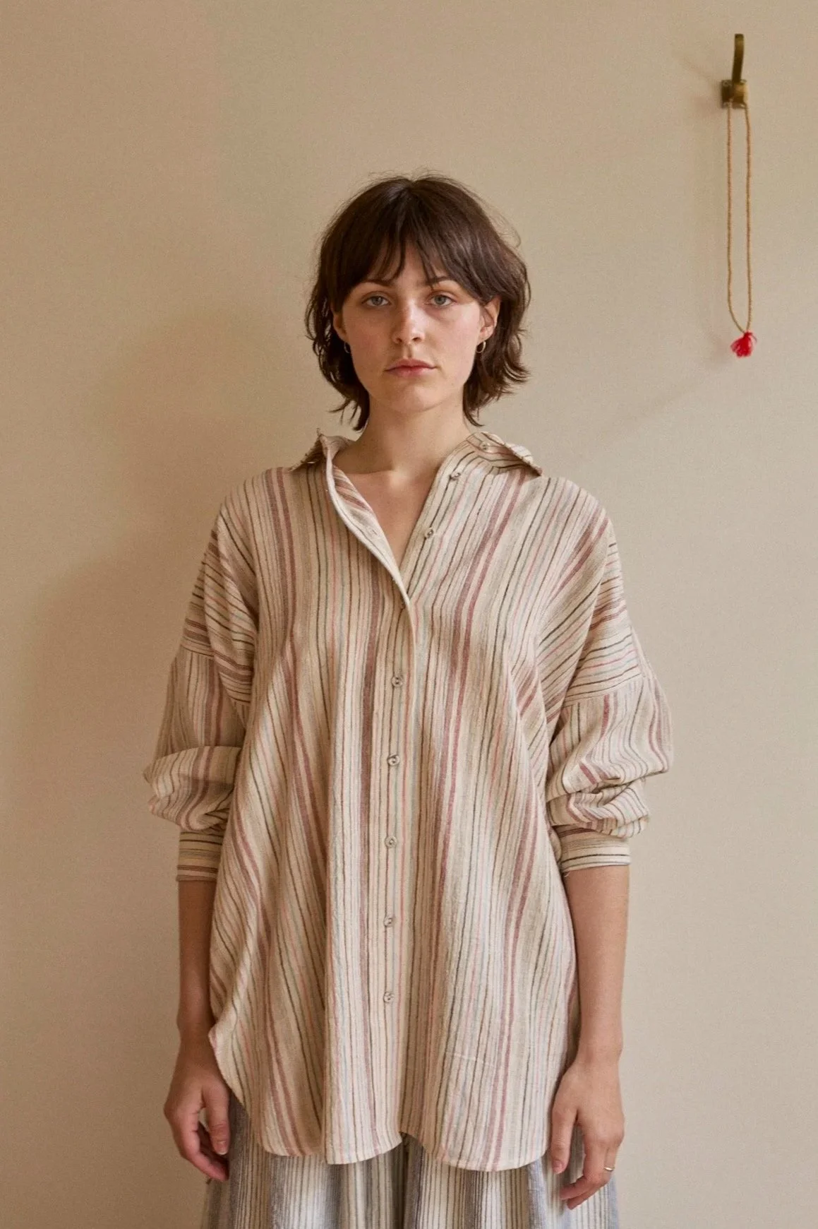 Painter's Shirt | Party Stripe Pinks