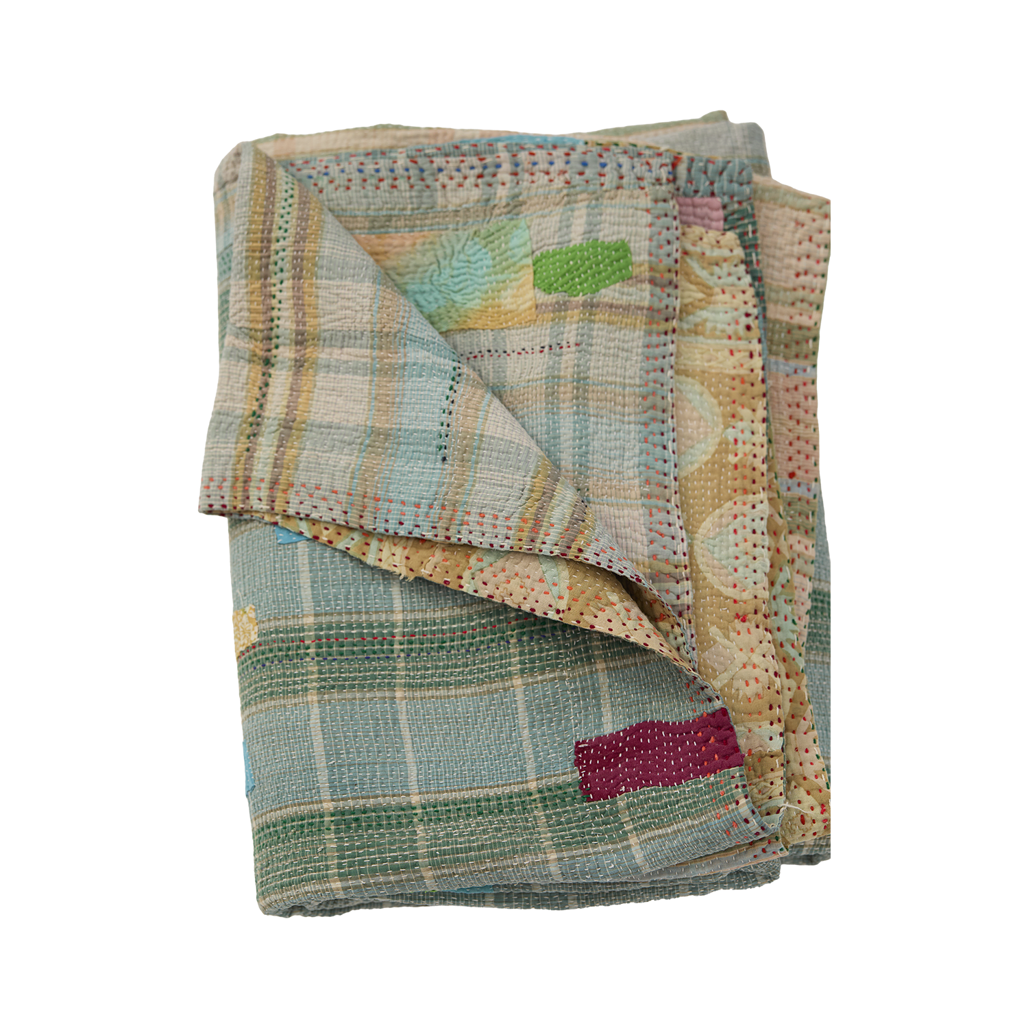 Vintage Kantha Quilt 06