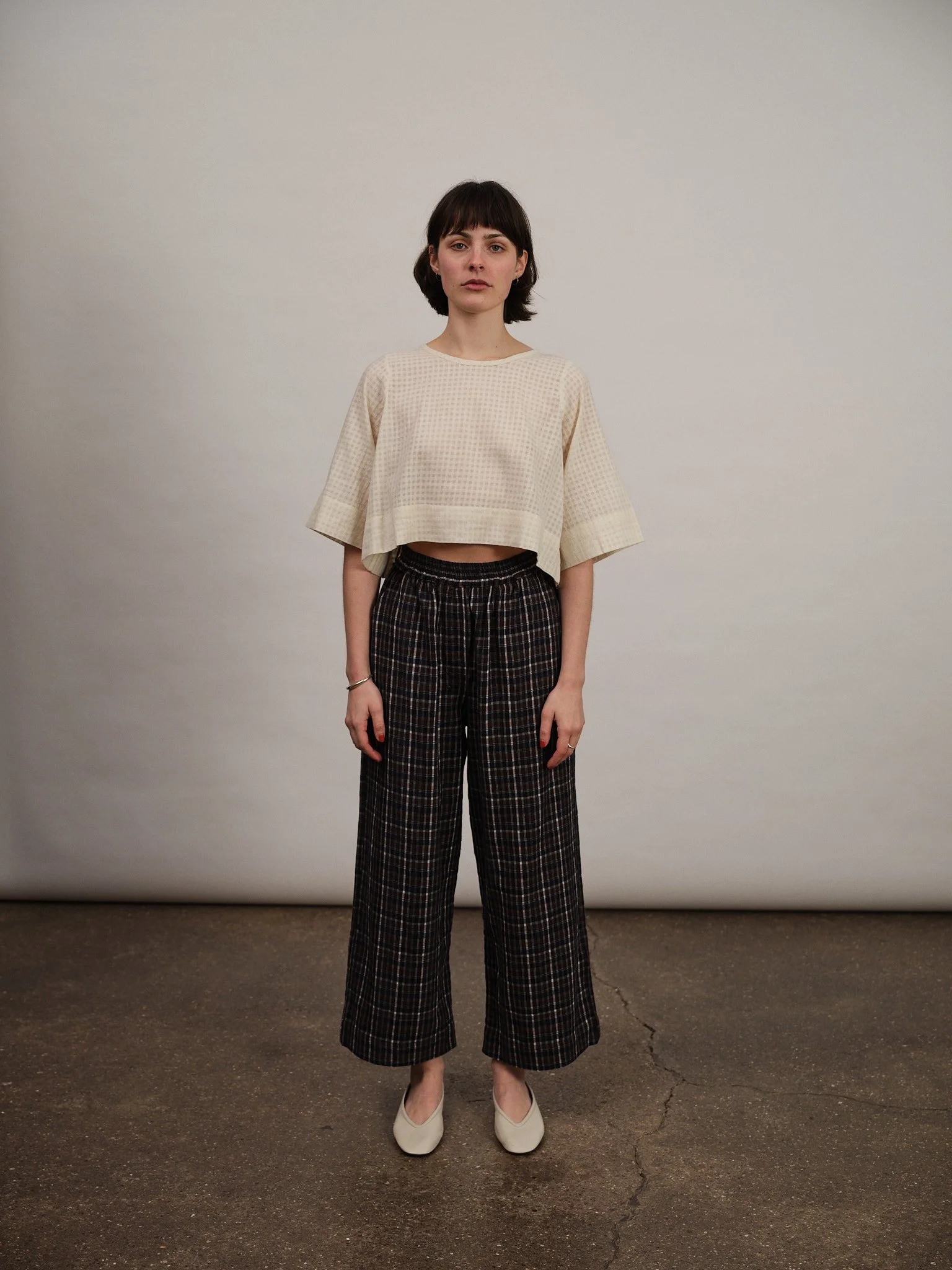 Millie Trousers | Oxford Plaid