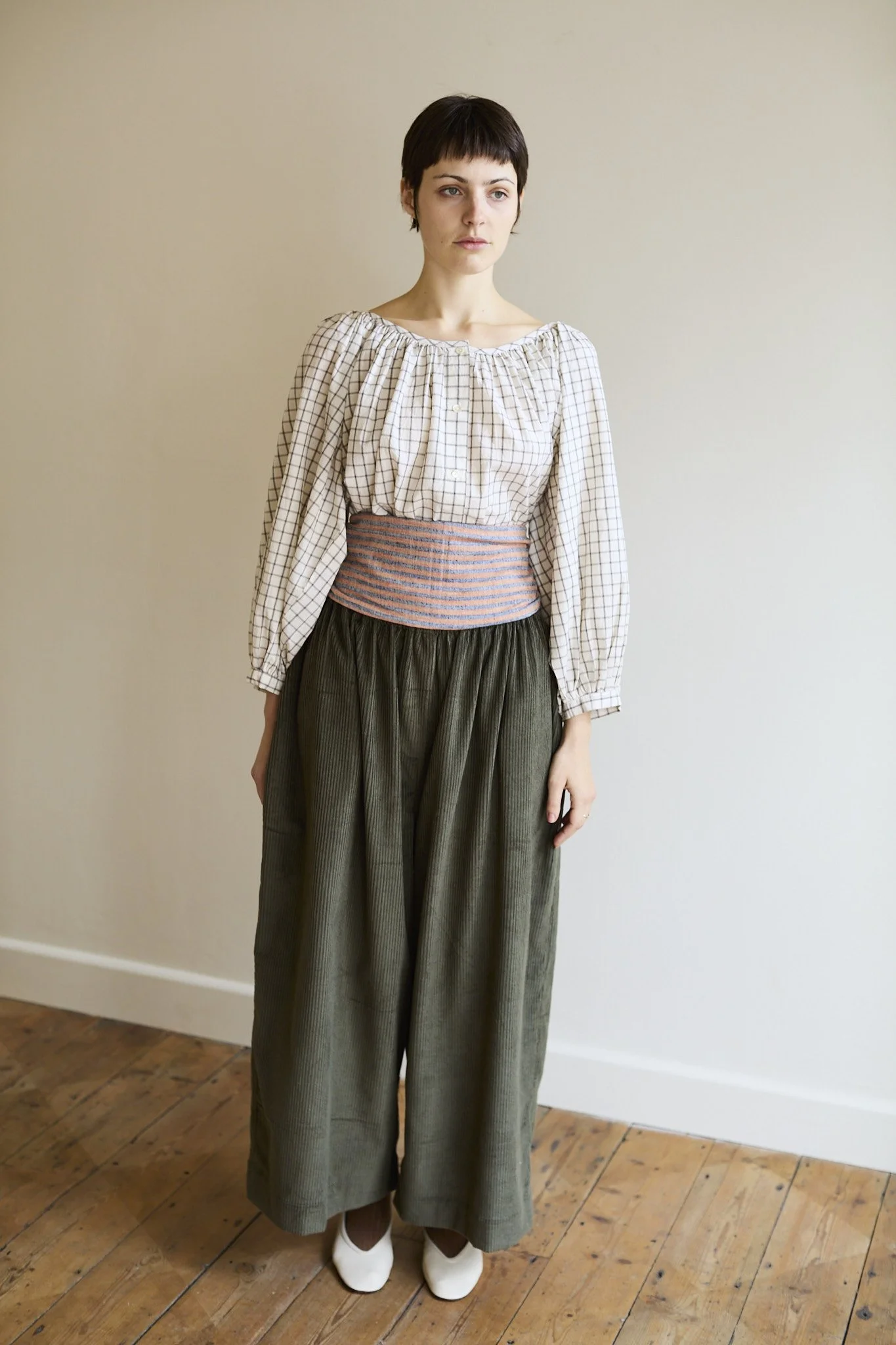Nina Trousers | Forest Corduroy